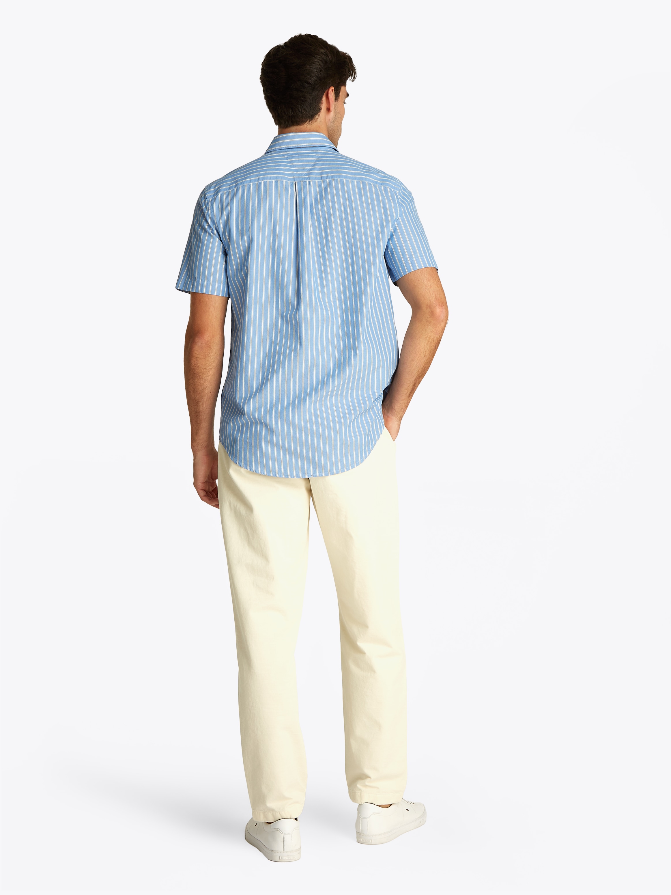Tommy Hilfiger Kurzarmhemd »FLEX POPLIN RETRO STP SS SHIRT«