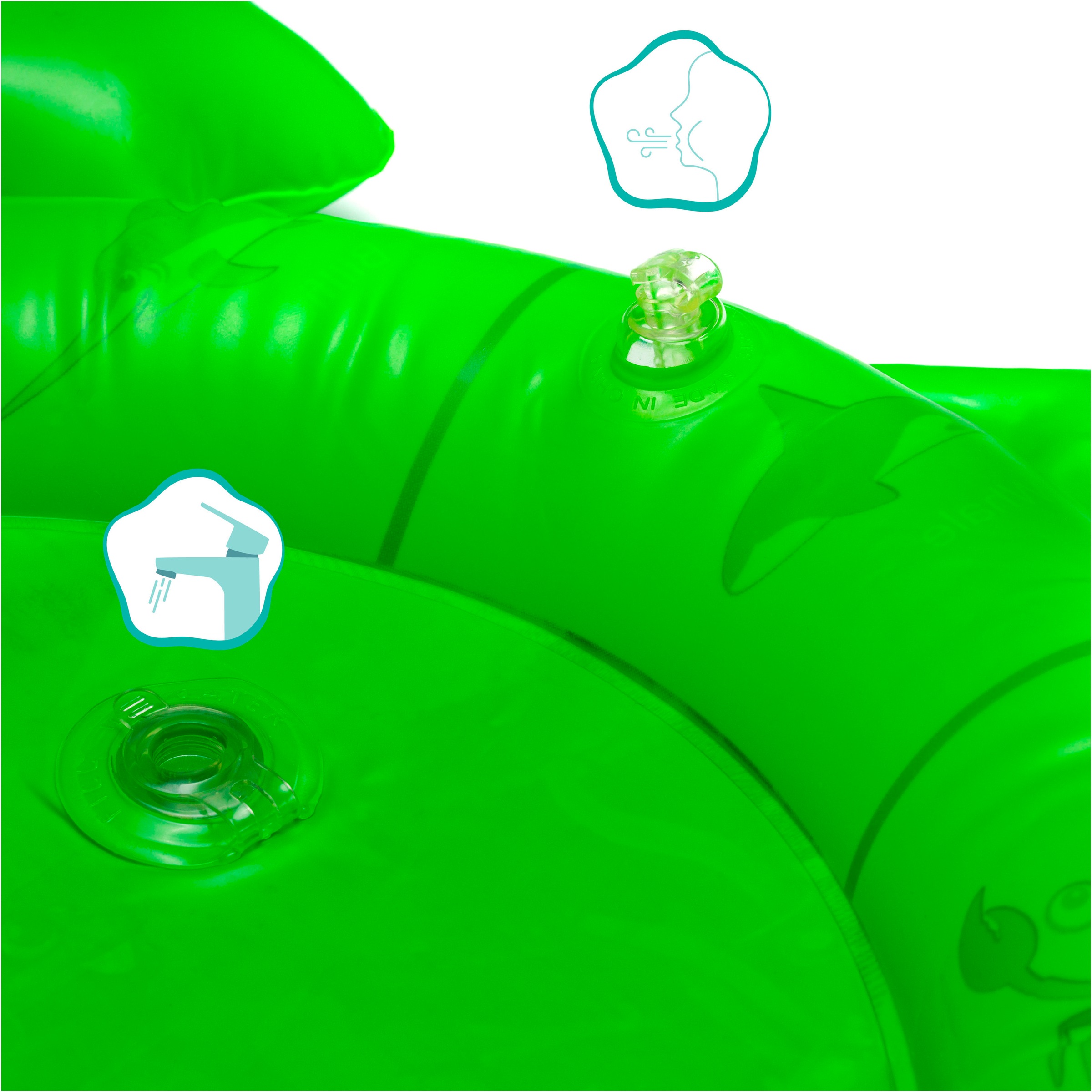 Fillikid Spielmatte »Wasserspielmatte Schildkröte«, teilweise mit Wasser befüllbar