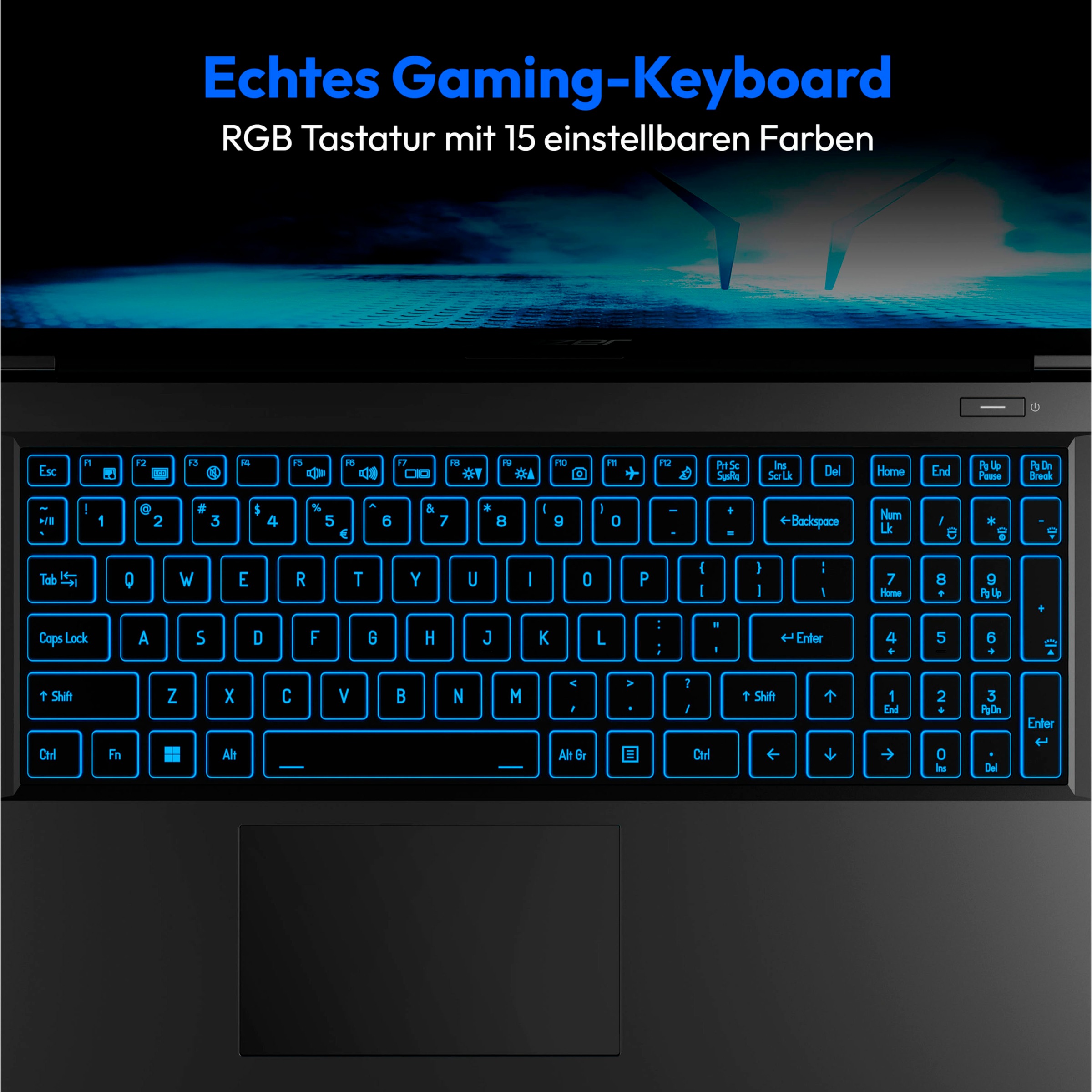 Medion® Gaming-Notebook »ERAZER CRAWLER E30e«, 39,6 cm, / 15,6 Zoll, Intel, Core i5, GeForce RTX 2050, 512 GB SSD