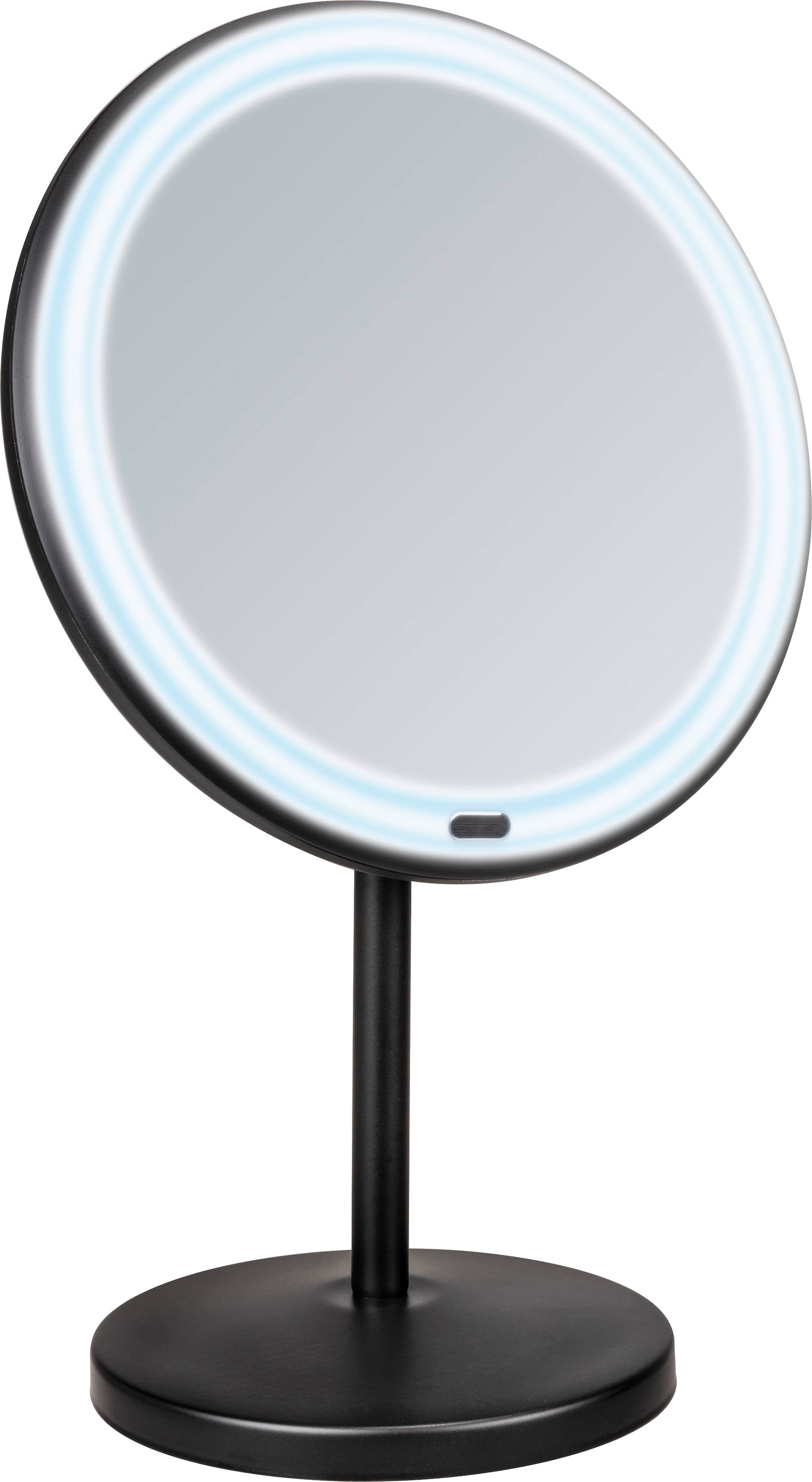 Kosmetikspiegel »Onno«, schwarz, mit LED und Touch-Funktion