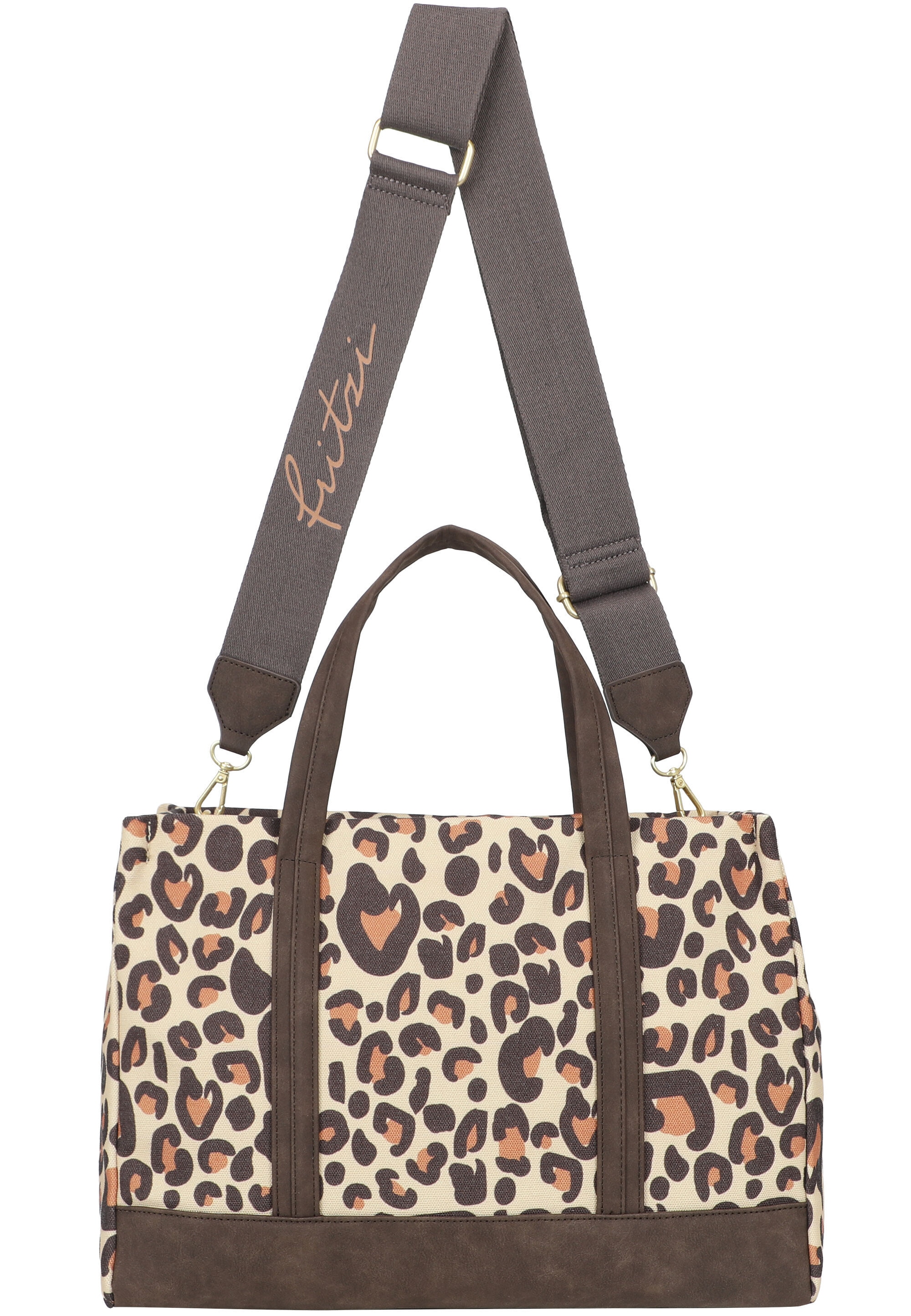 Fritzi aus Preußen »Easy Tote Limited Leo Camel« mit Leo-Print