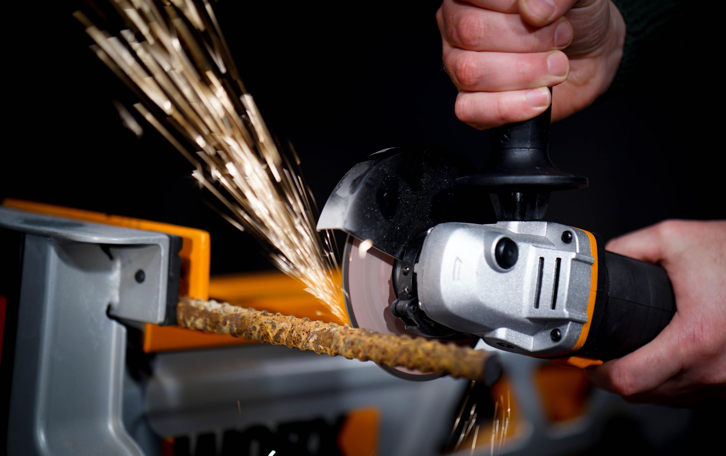 Worx Akku-Winkelschleifer »WX803«, 125 mm Scheiben, 2-Position Handgriff, mit Akku & Ladegerät