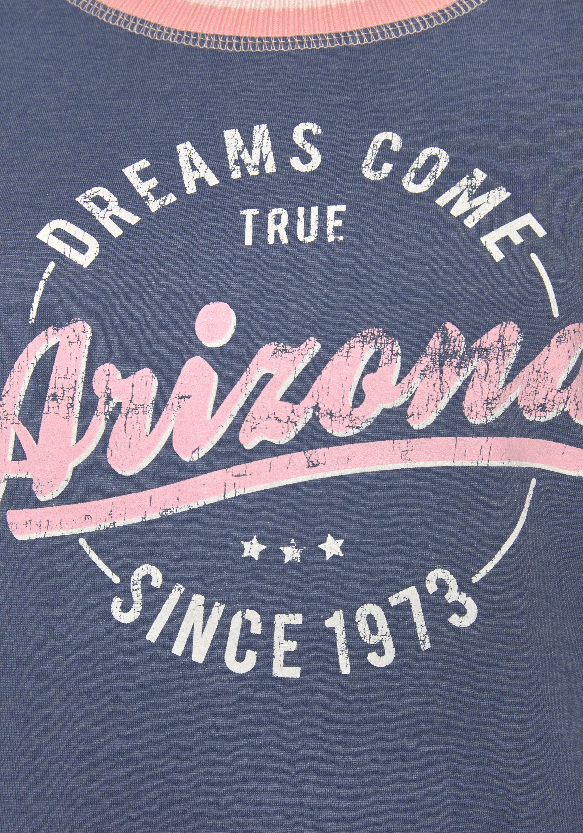 Arizona Pyjama, (2 tlg., ▷ College-Look Stück), | BAUR Folienprint mit 1 für im