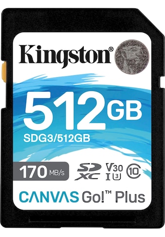 Kingston Speicherkarte »Canvas Go Plus SD 512GB...