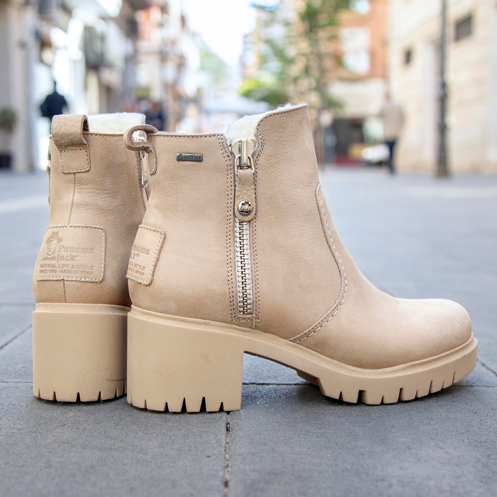 Panama Jack Stiefelette »GTX«, Winterboots, Blockabsatz, mit GORE-TEX-Ausstattung
