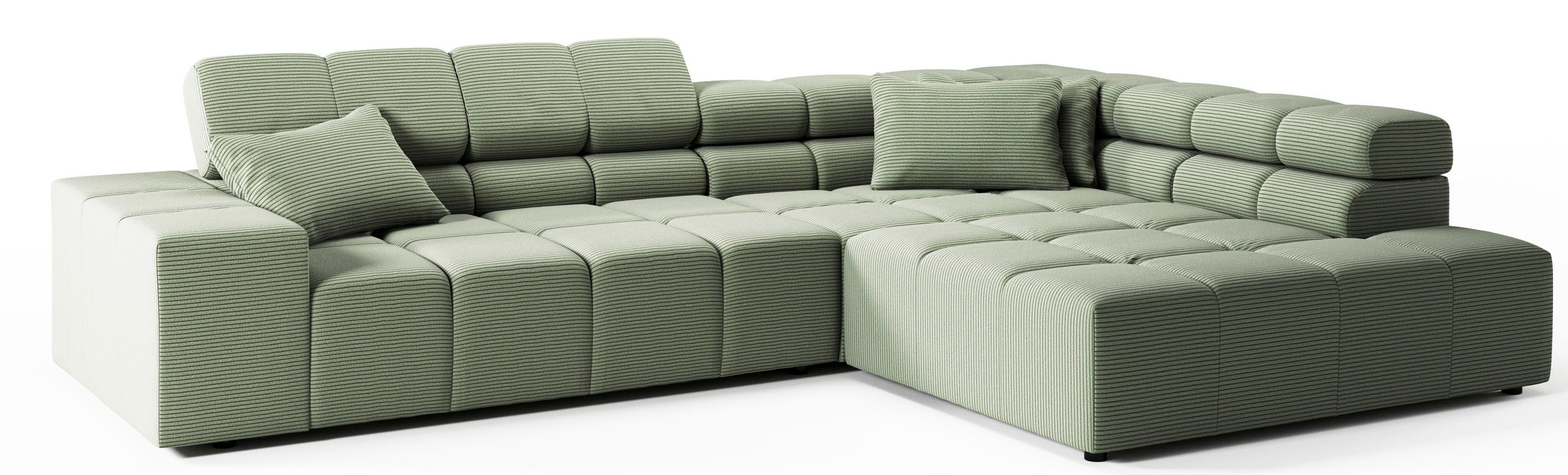 INOSIGN Ecksofa »Ancona incl. Kopfteilverstellung, OTTOs Choice, Breite 319cm, L-Form«, wahlweise motorische Sitztiefenverstellung, auch in Cord + Easy Care