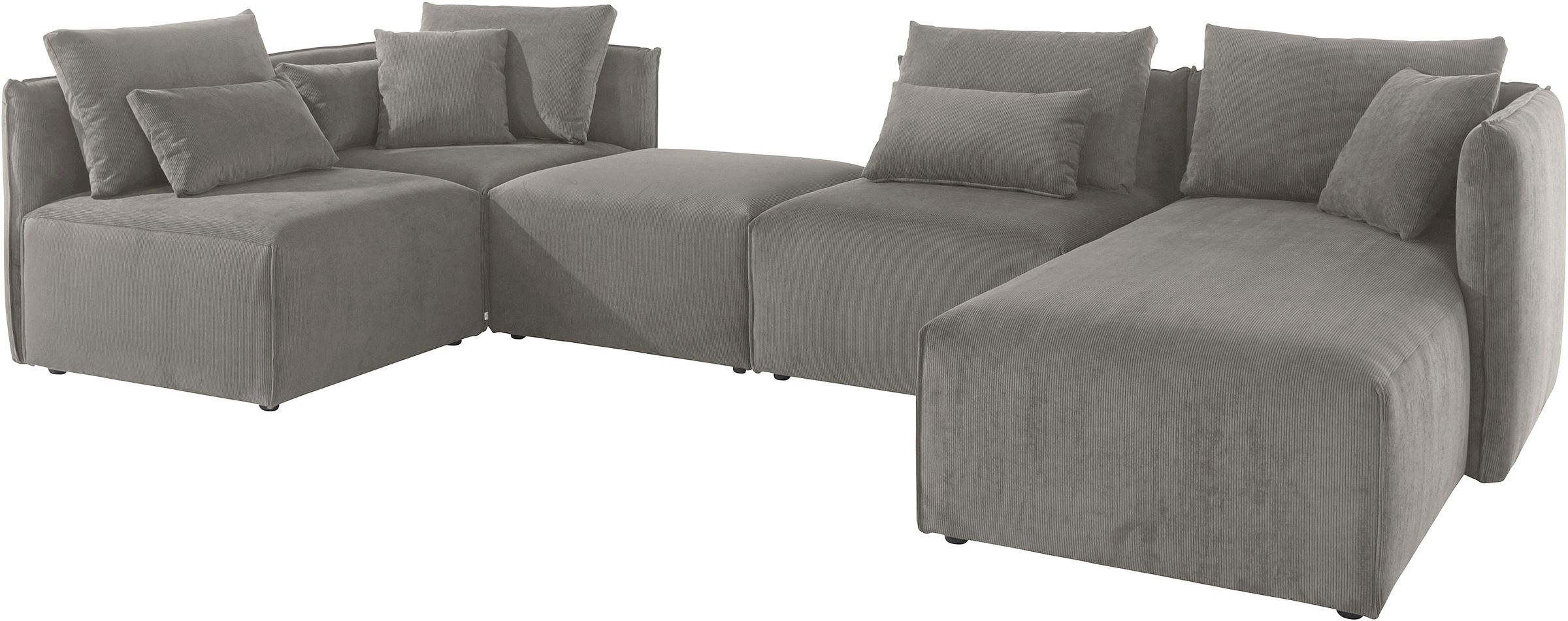 OTTO home Wohnlandschaft "Nöre U-Form" 5 Teile, in vielen Bezugsqualitäten günstig online kaufen