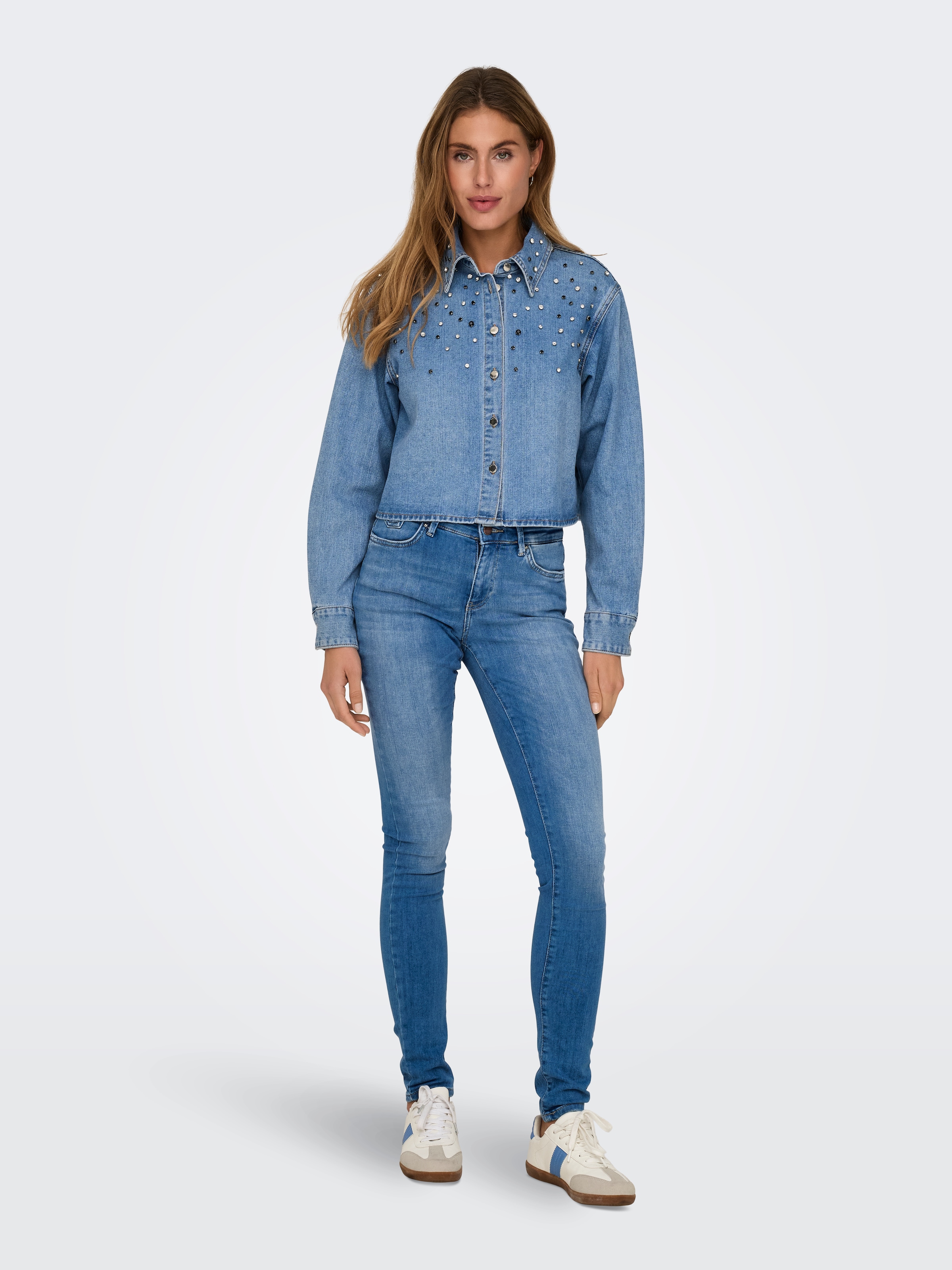 ONLY Skinny-fit-Jeans »ONLBLUSH ICON COIN MID SK DNM CRO299NOOS«