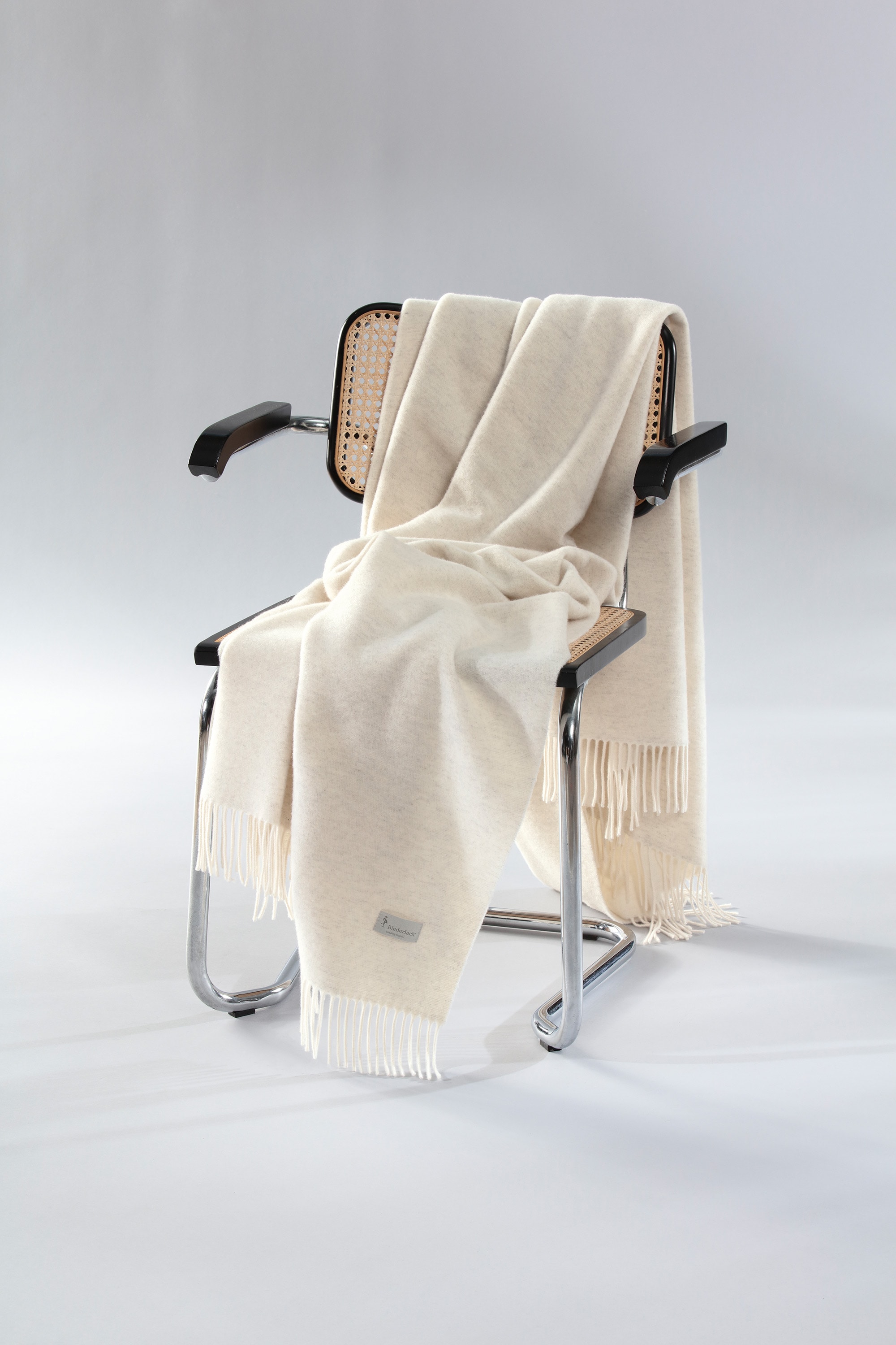 Biederlack Plaid »Plaid Soft Impression im Doubleface-Look«, Wolle-Kaschmir-Mix