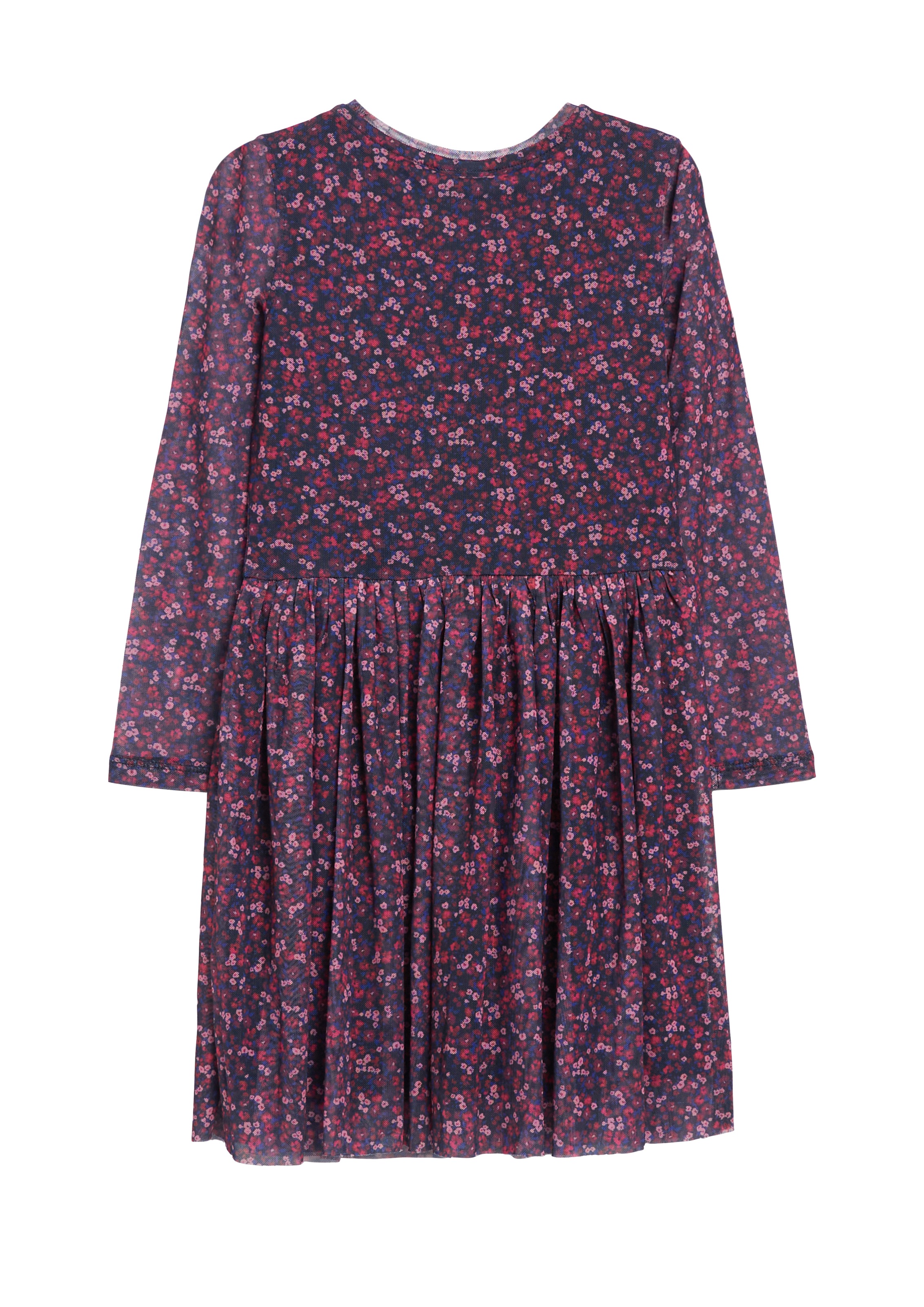 s.Oliver Junior Meshkleid Ohne Taschen Kurzes Sommerkleid mit floralem Muster / für Girls