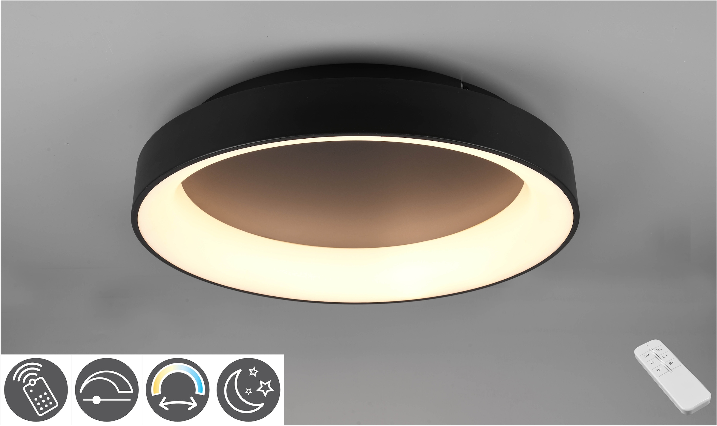 LED Deckenleuchte »GIRONA«, 1 flammig, Leuchtmittel LED-Modul | LED fest integriert,...