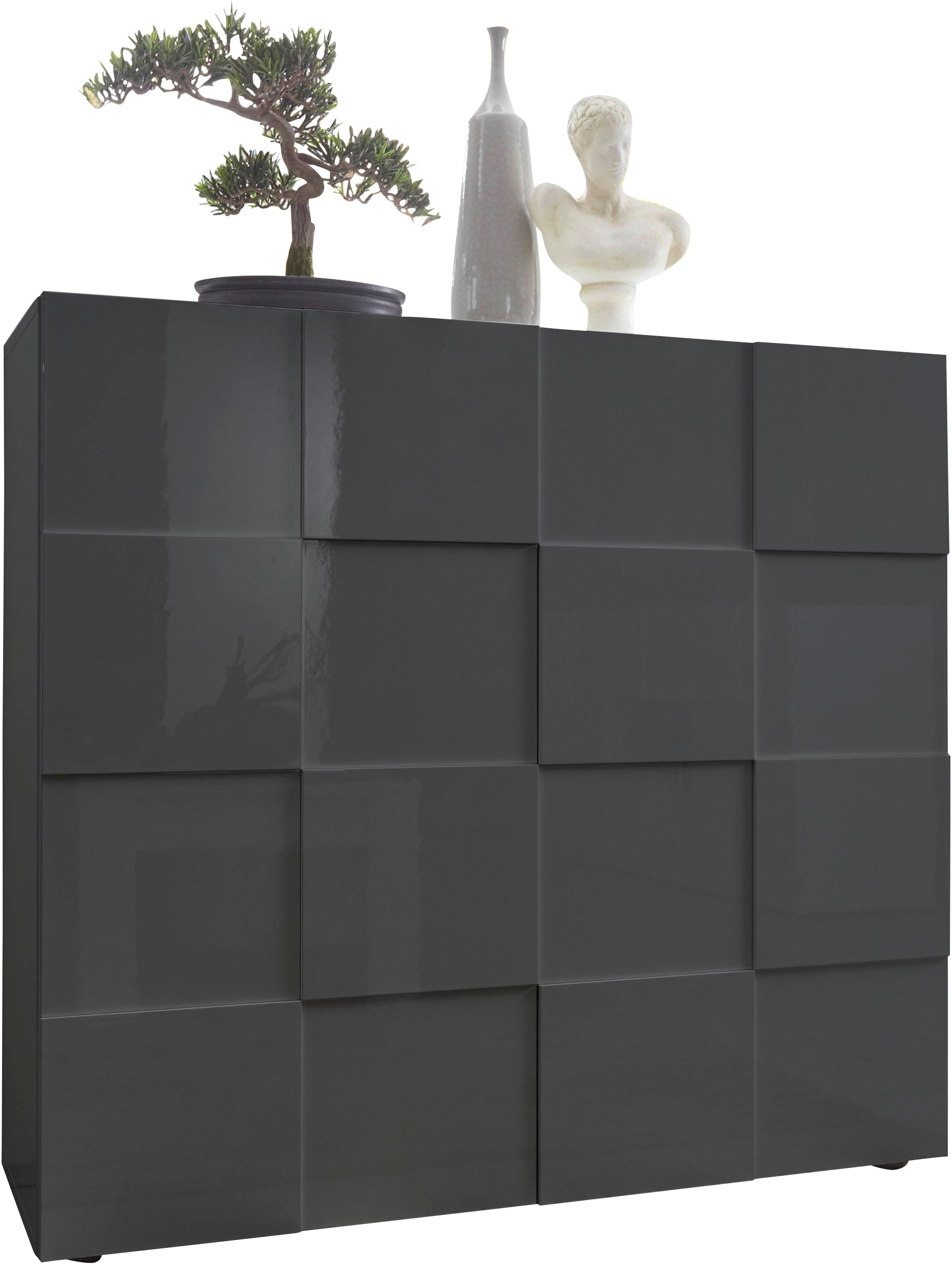 Home affaire Highboard "Dama Höhe 111 cm, Breite 121 cm, Kommode 2 Türen, H günstig online kaufen