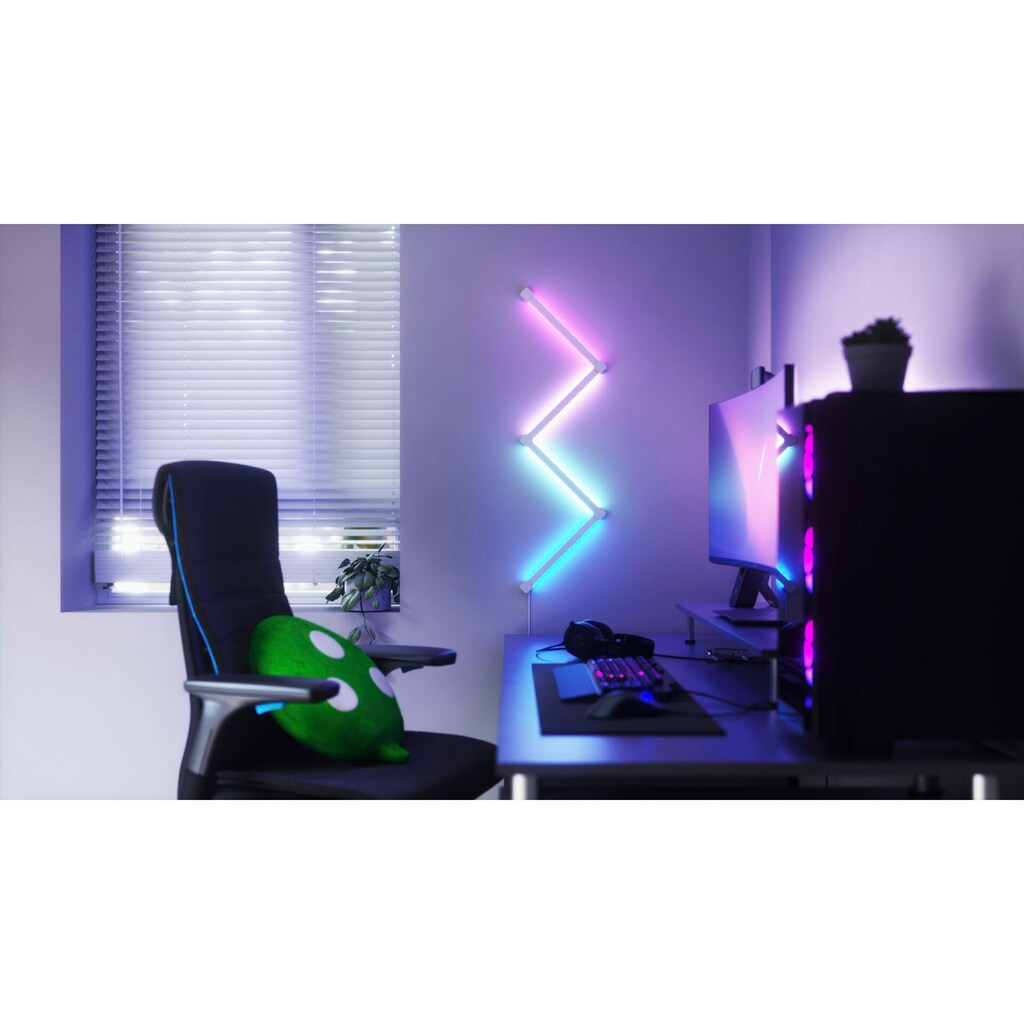 nanoleaf LED Lichtleiste »Lines«, Smarte Technologie und elegante Beleuchtung