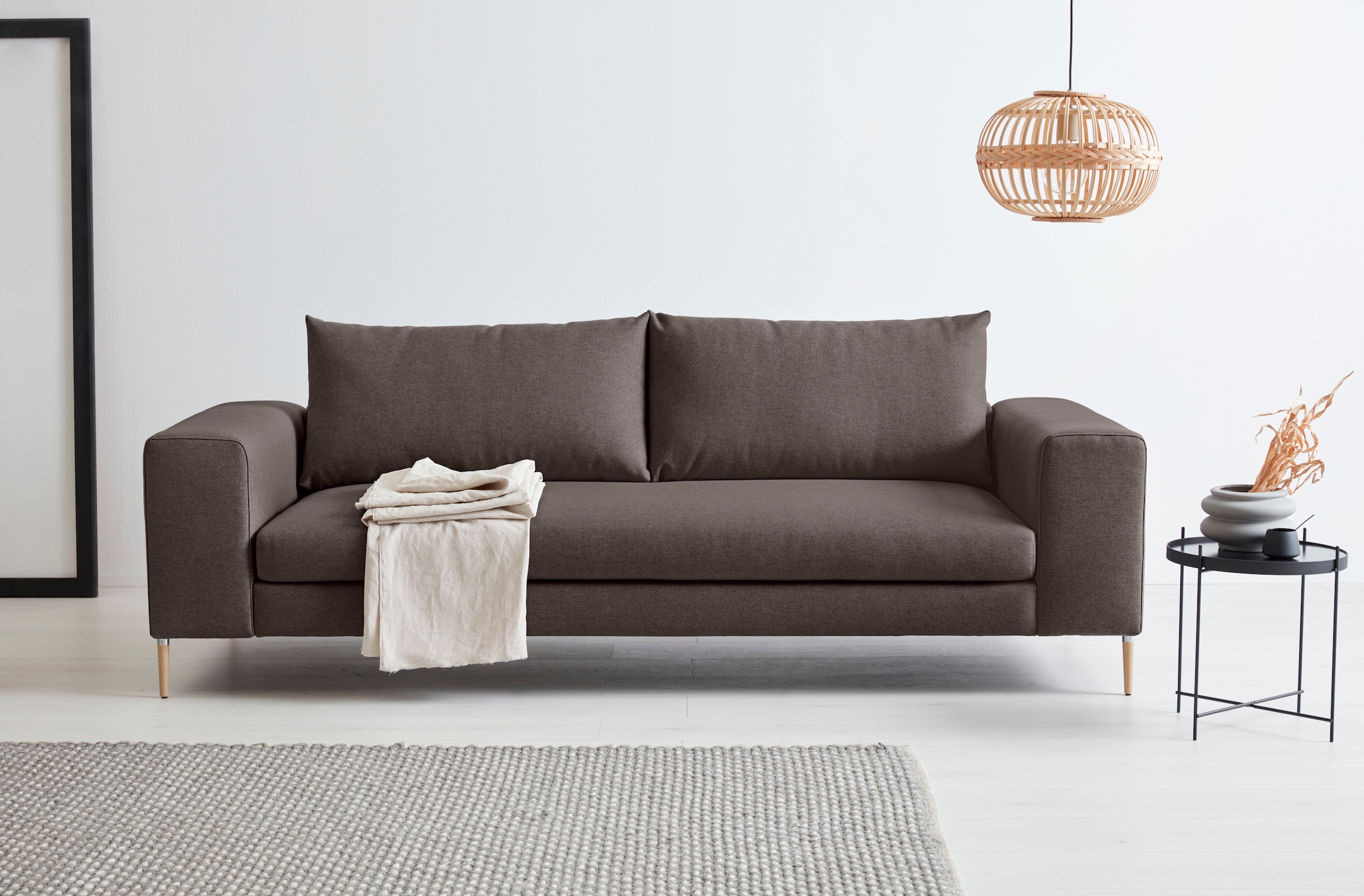 OTTO products 3-Sitzer "Finnja, softer, legerer Sitzkomfort, hoher Fuß, beq günstig online kaufen