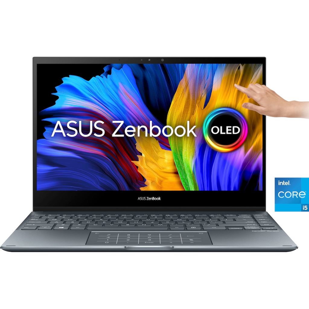 Asus Convertible Notebook »Zenbook Flip 13 OLED UX363EA-HP397W«, 33,8 cm, / 13,3 Zoll, Intel, Core i5, Iris Xe Graphics, 512 GB SSD