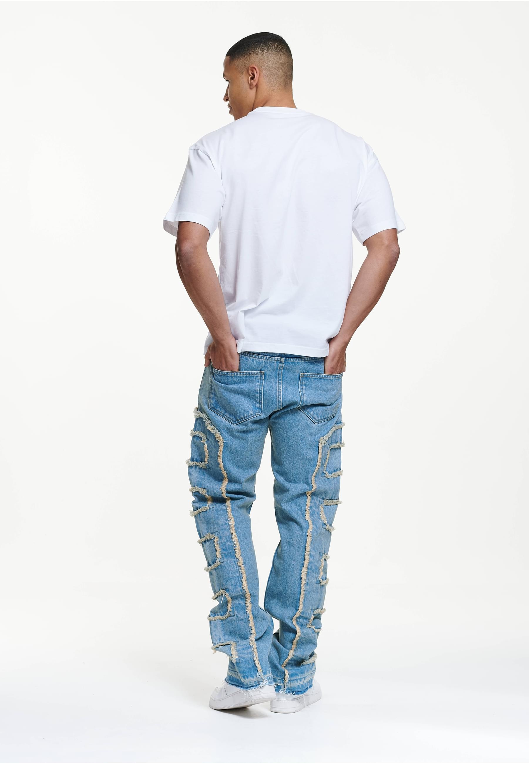 2Y Studios Bequeme Jeans »2Y Studios Kosa Destroyed Straight Jeans«