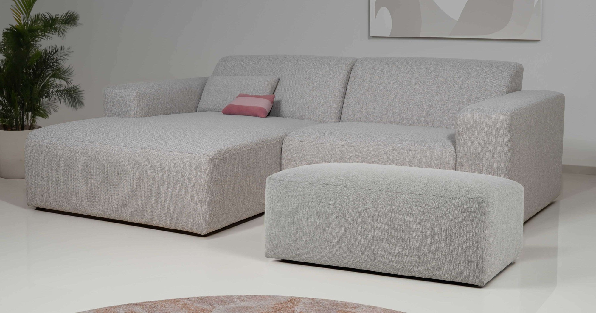 INOSIGN Ecksofa "Koa,228cm, L-Form, Modulsofa, Webstoff, Cord, Struktur, Ch günstig online kaufen