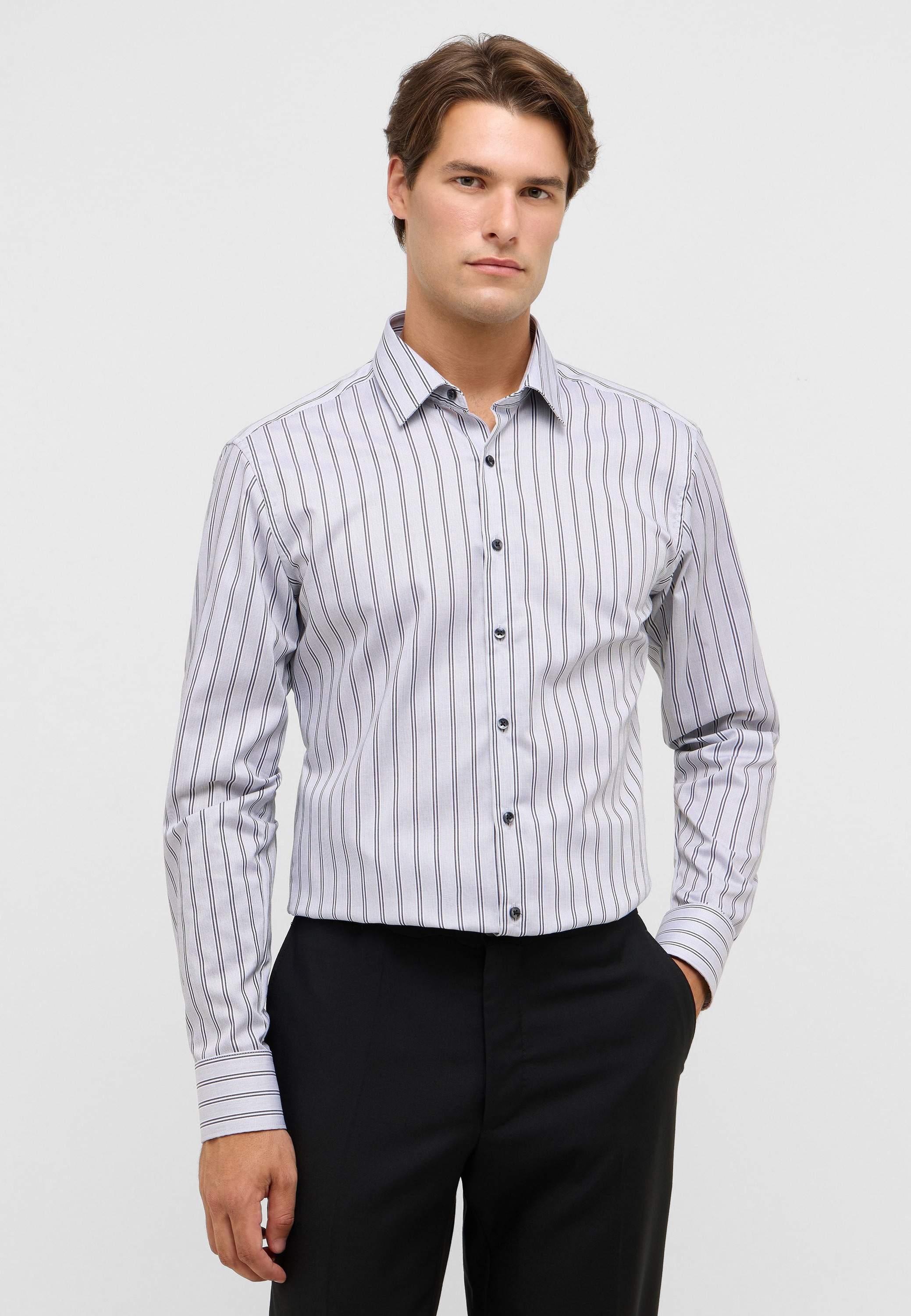 Eterna Langarmhemd "SLIM FIT", NON IRON (bügelfrei) günstig online kaufen