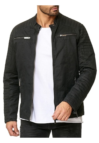 Outdoorjacke »Des Moines«, im Bikerlook