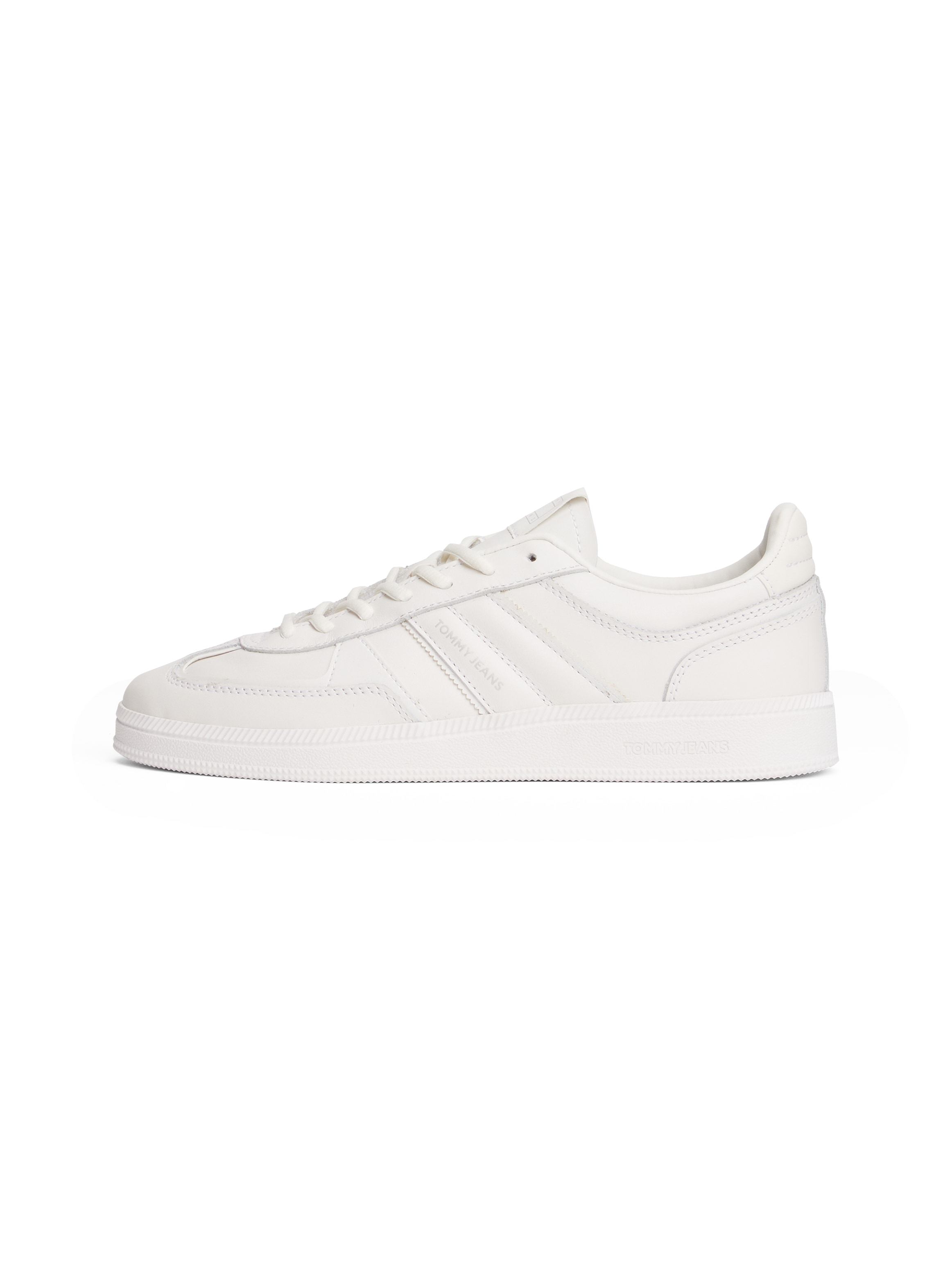 Tommy Jeans Sneaker »THE GREENWICH EDGE FULL LEATHER«, Freizeitschuh, Halbschuh, Schnürschuh im Basket-Style