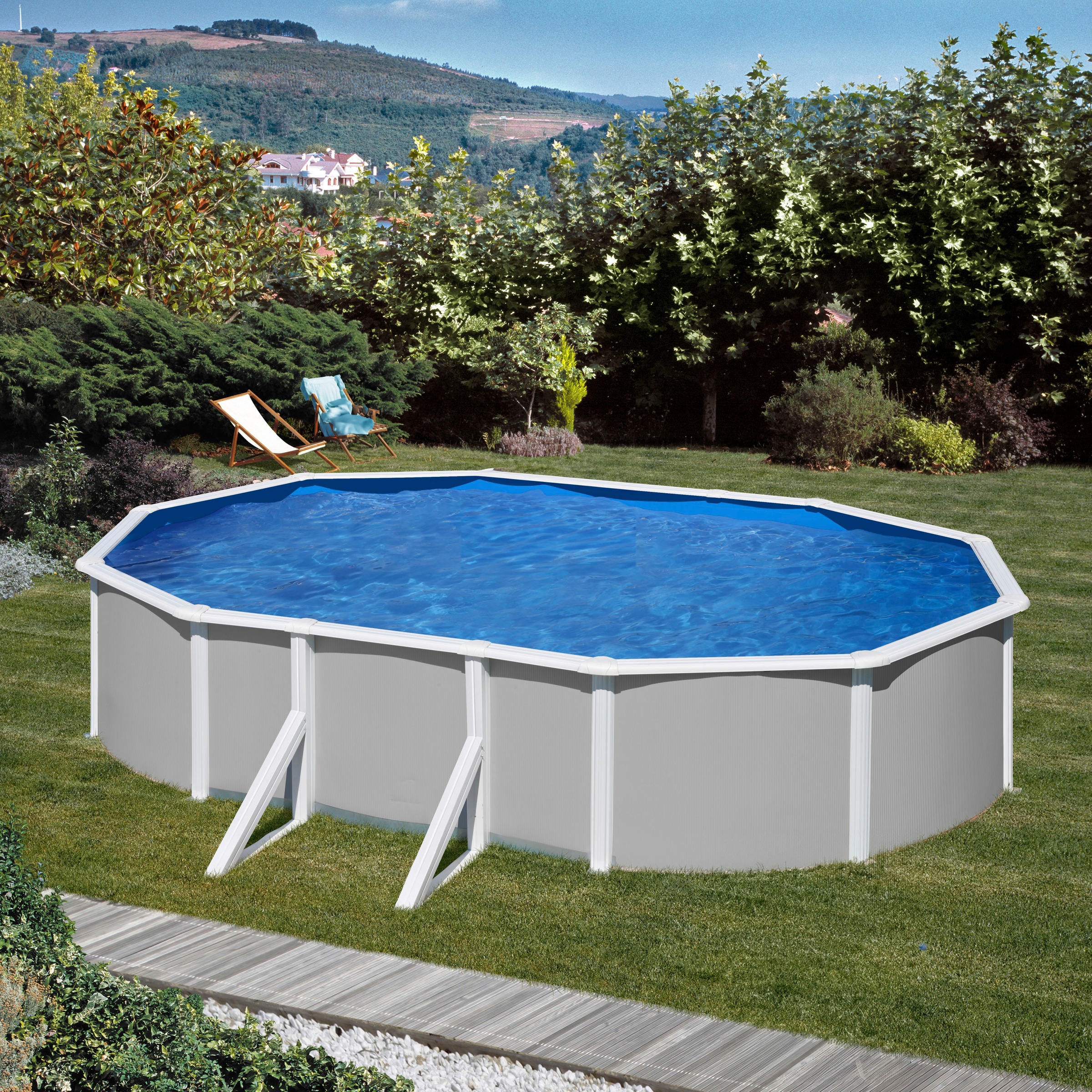 my POOL BWT Ovalpool "B 300 x L 500 x H 120 cm" mit Solardusche günstig online kaufen