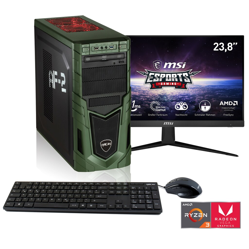 Hyrican Gaming-PC-Komplettsystem »Military SET02158«