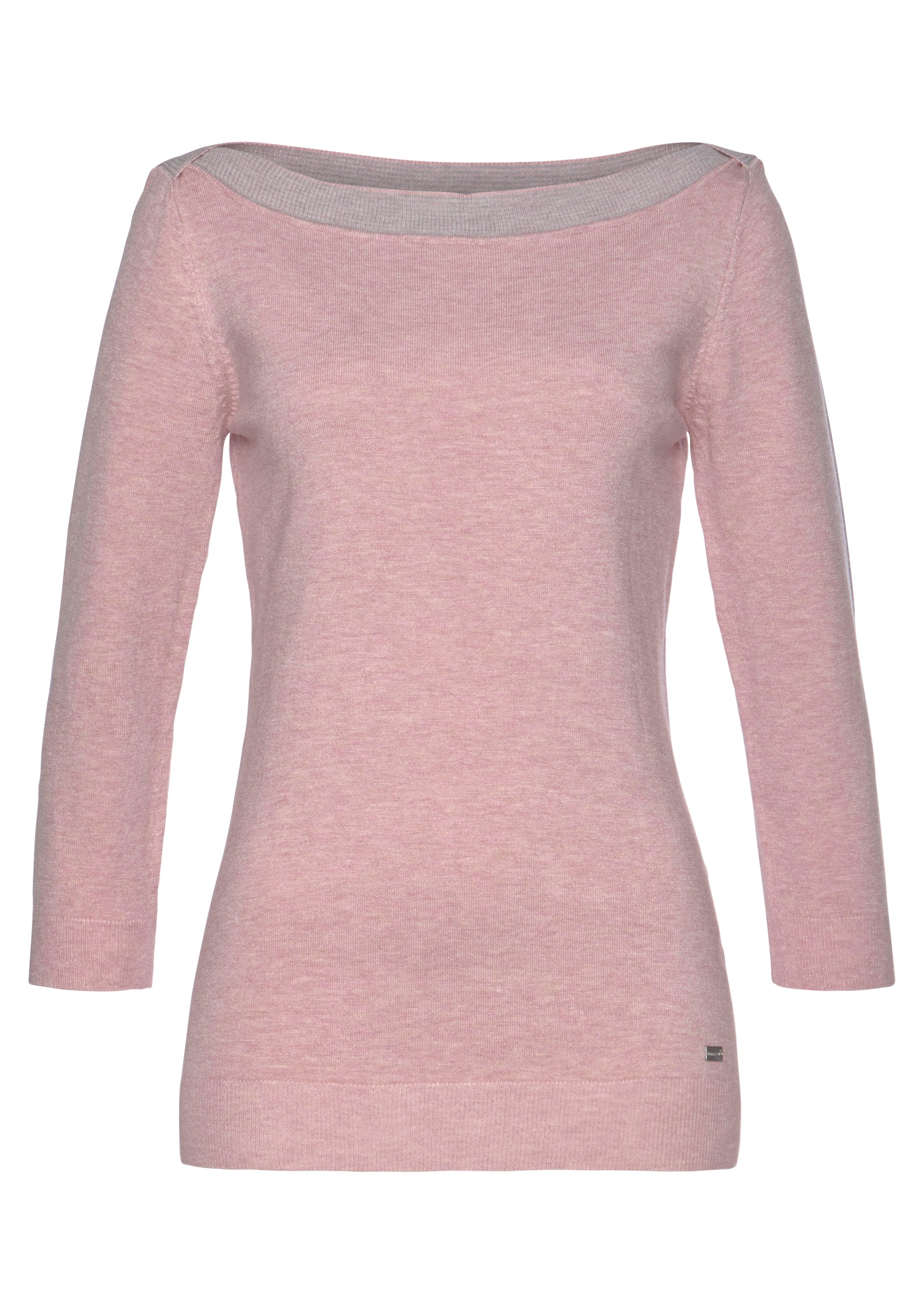 Laura Scott Strickpullover, mit U-Boot Ausschnitt