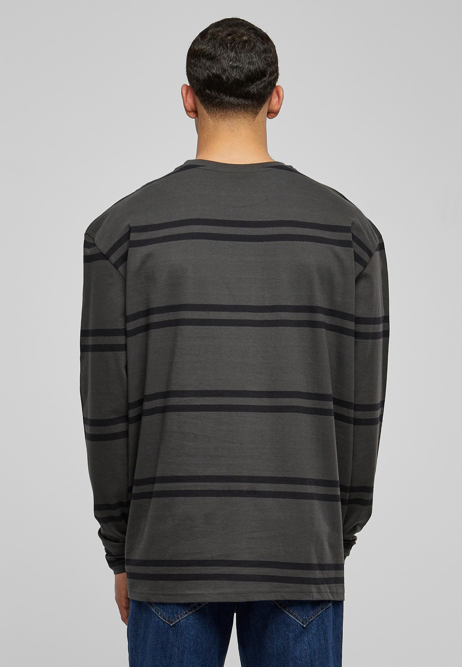 URBAN CLASSICS Longsleeve »Urban Classics Herren Oversized Striped Longsleeve«, (1 tlg.)