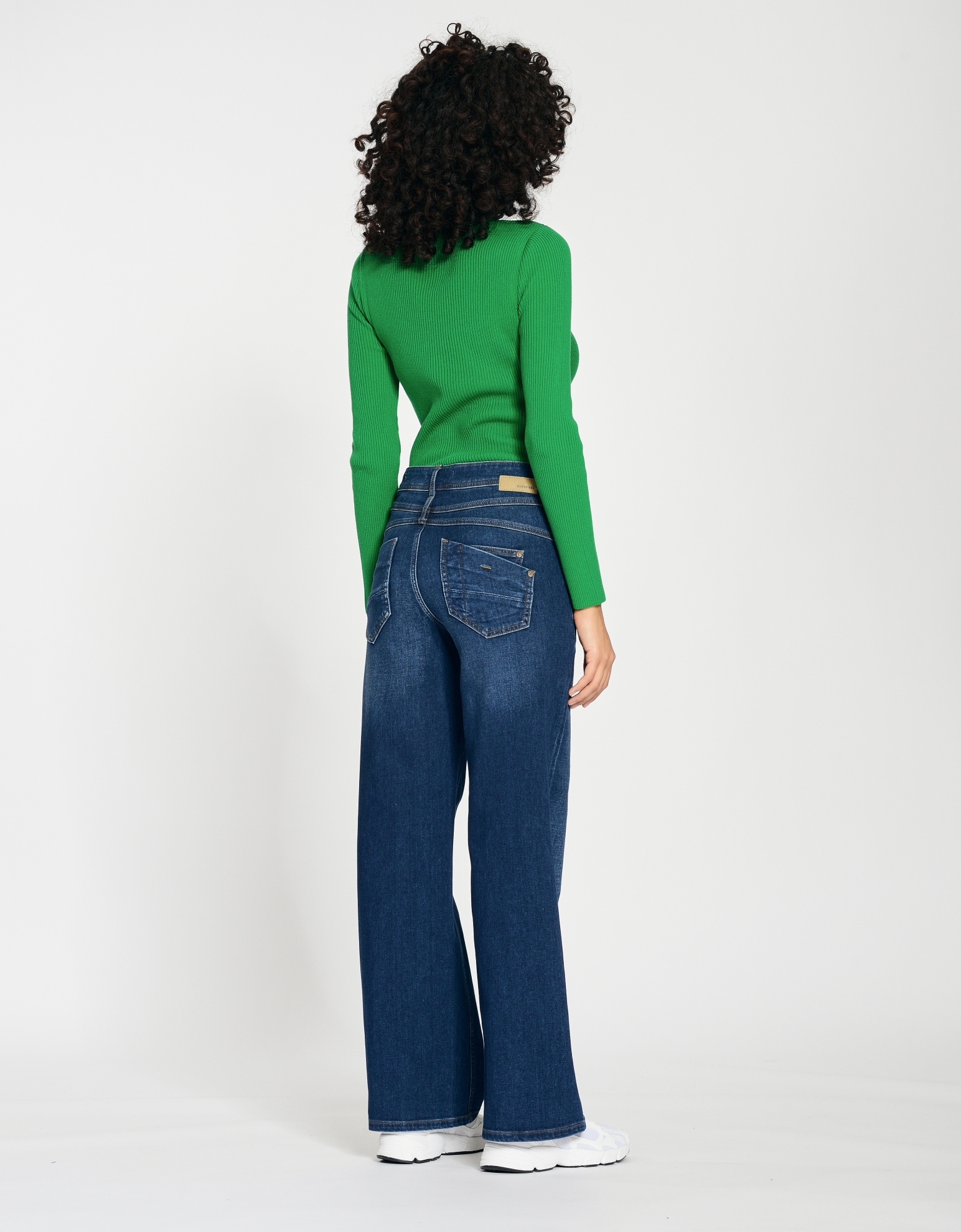 GANG 5-Pocket-Jeans »94AMELIE WIDE«, aus weichem SWEAT Denim