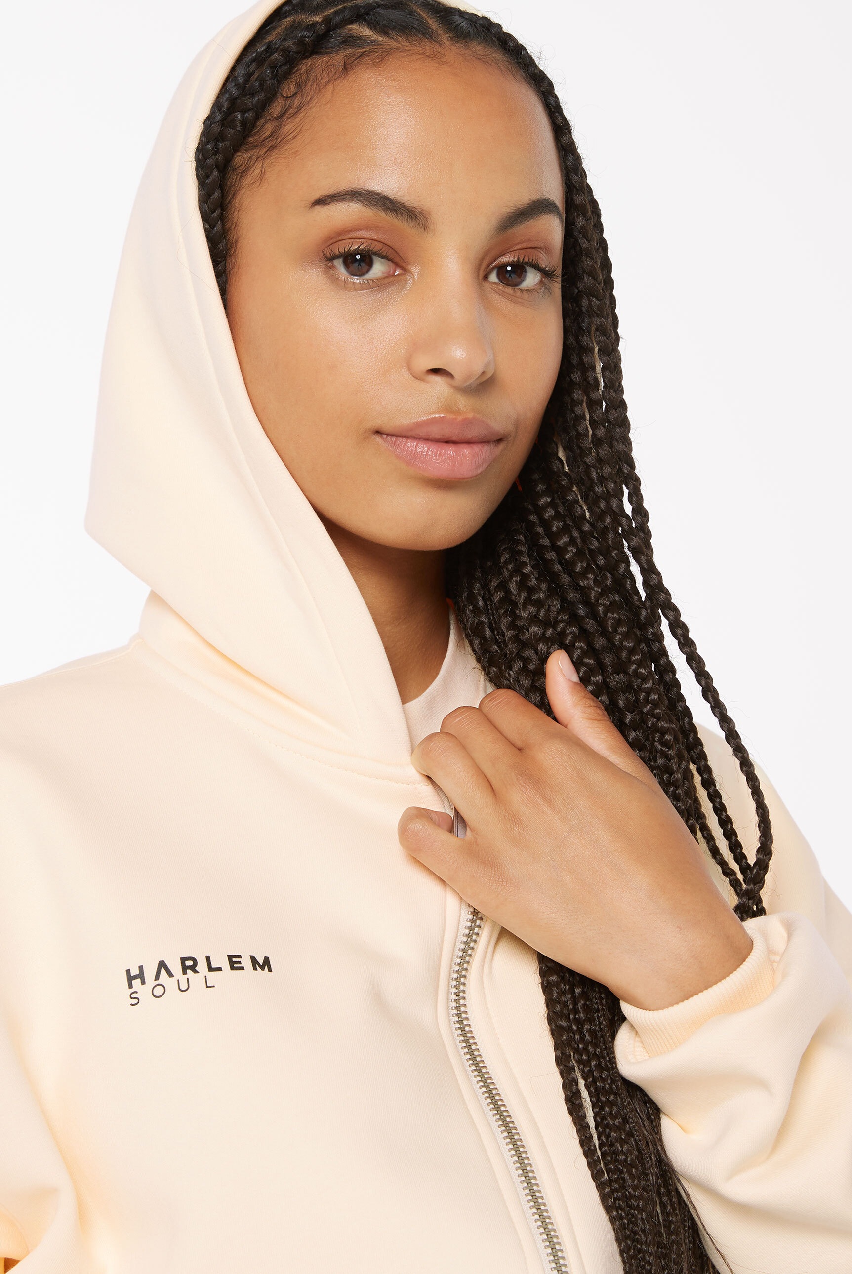 Harlem Soul Kapuzensweatjacke, mit weicher Innenseite