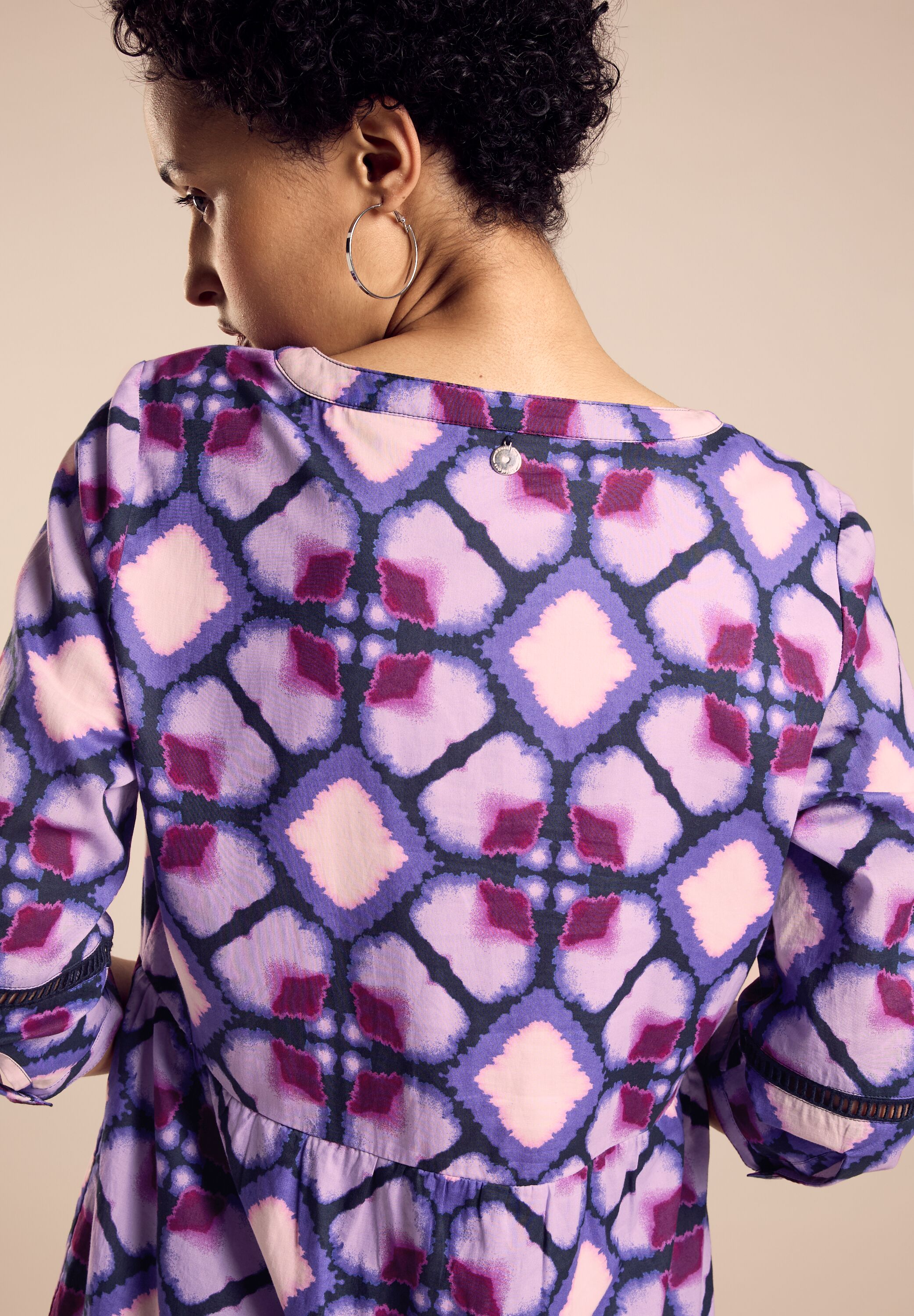 Thumbnail - STREET ONE Midikleid Ohne Taschen aus 100% Baumwolle