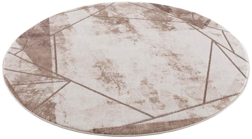 Carpet City Teppich "Noa 9294" rund 11 mm Höhe Kurzflor, Modern, Weicher Fo günstig online kaufen