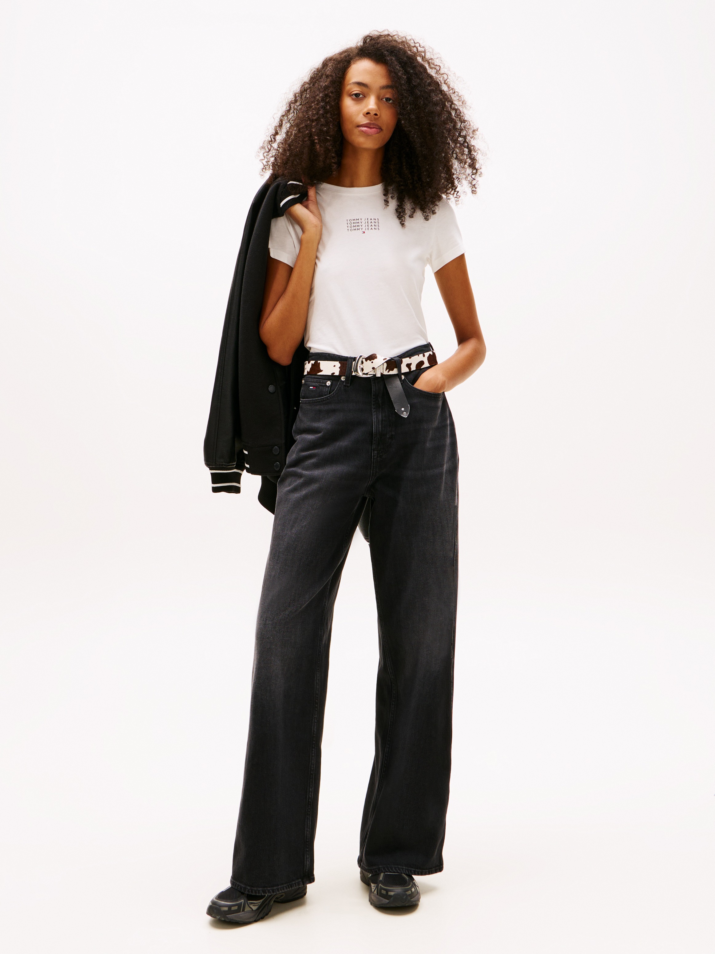 Thumbnail - Tommy Jeans Loose-fit-Jeans "CLAIRE HR WD"