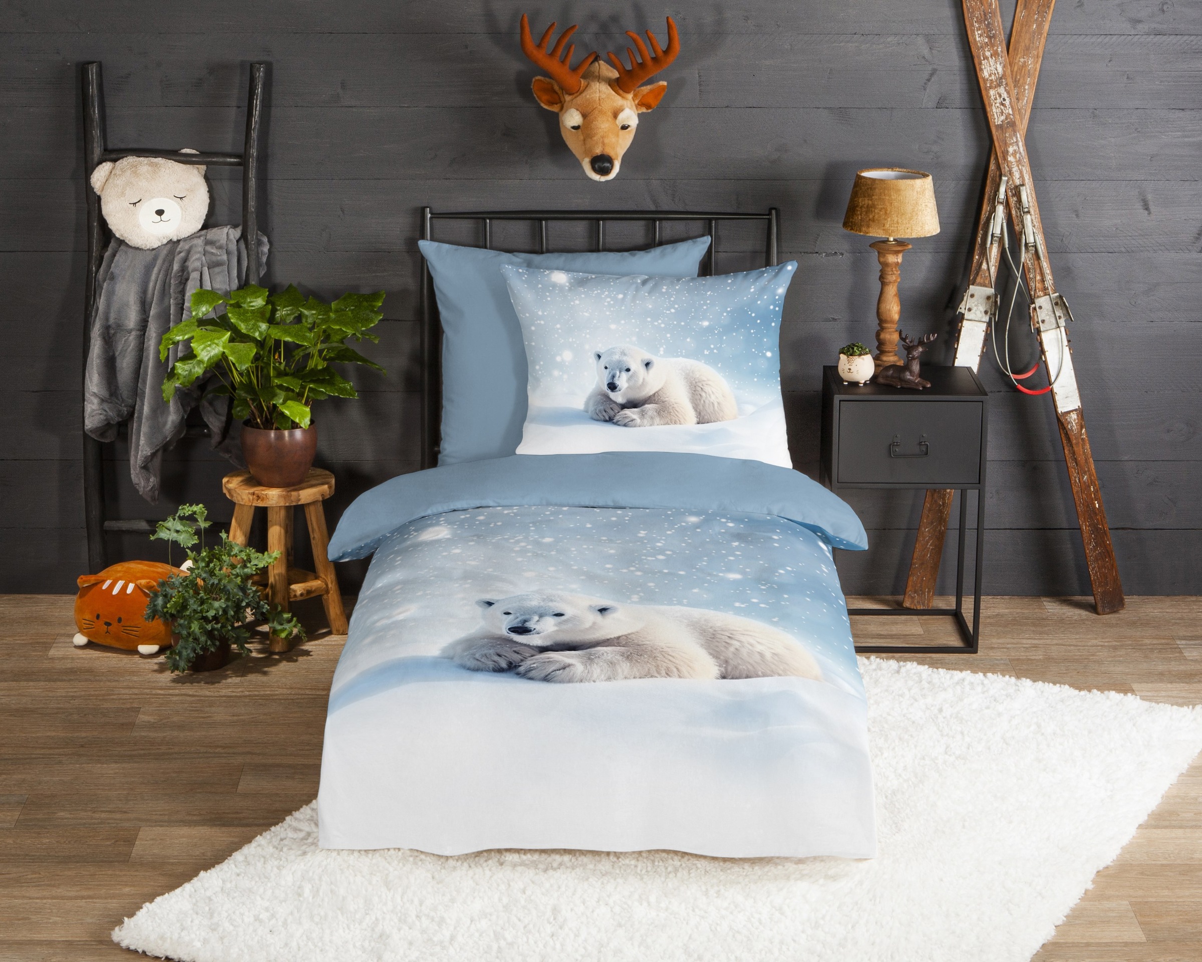 good morning Kinderbettwäsche "Esben" 2 Stk. tlg. Flanell, Biber, 135x200, günstig online kaufen