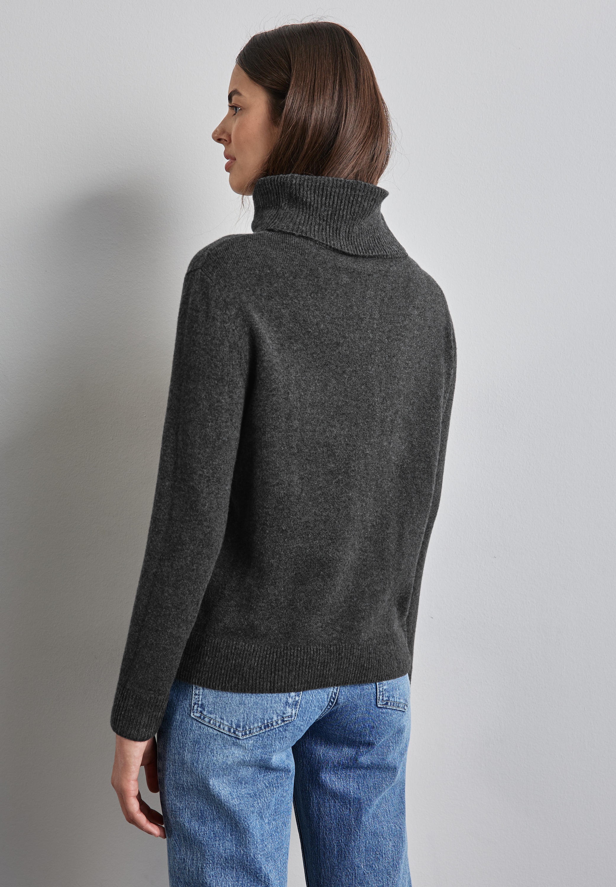 STREET ONE Rollkragenpullover, im soften Baumwoll-Mix günstig online kaufen