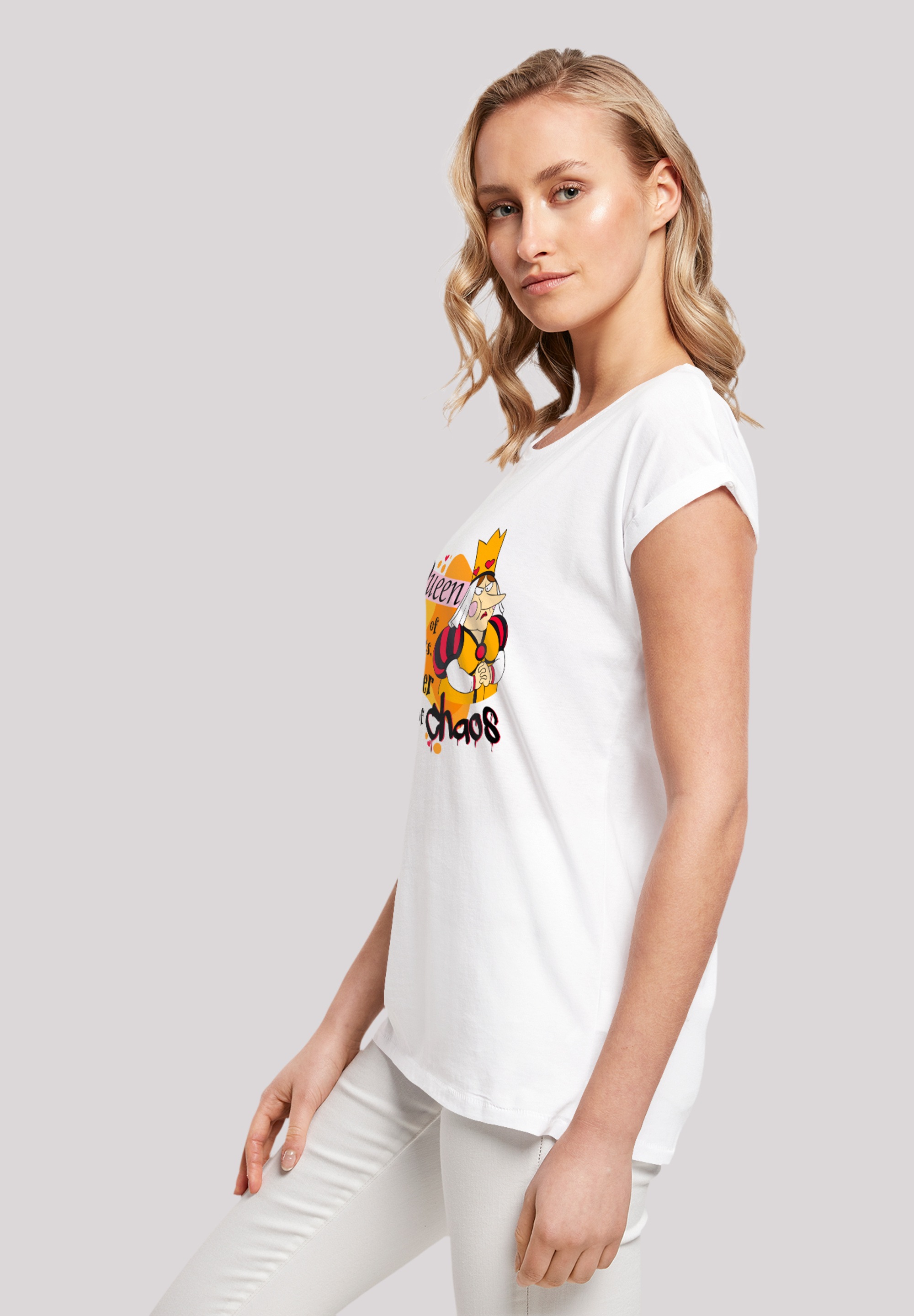 F4NT4STIC T-Shirt »Alice im Wunderland Queen Of Hearts«, Retro, Heroes of Childhood, TV Serie