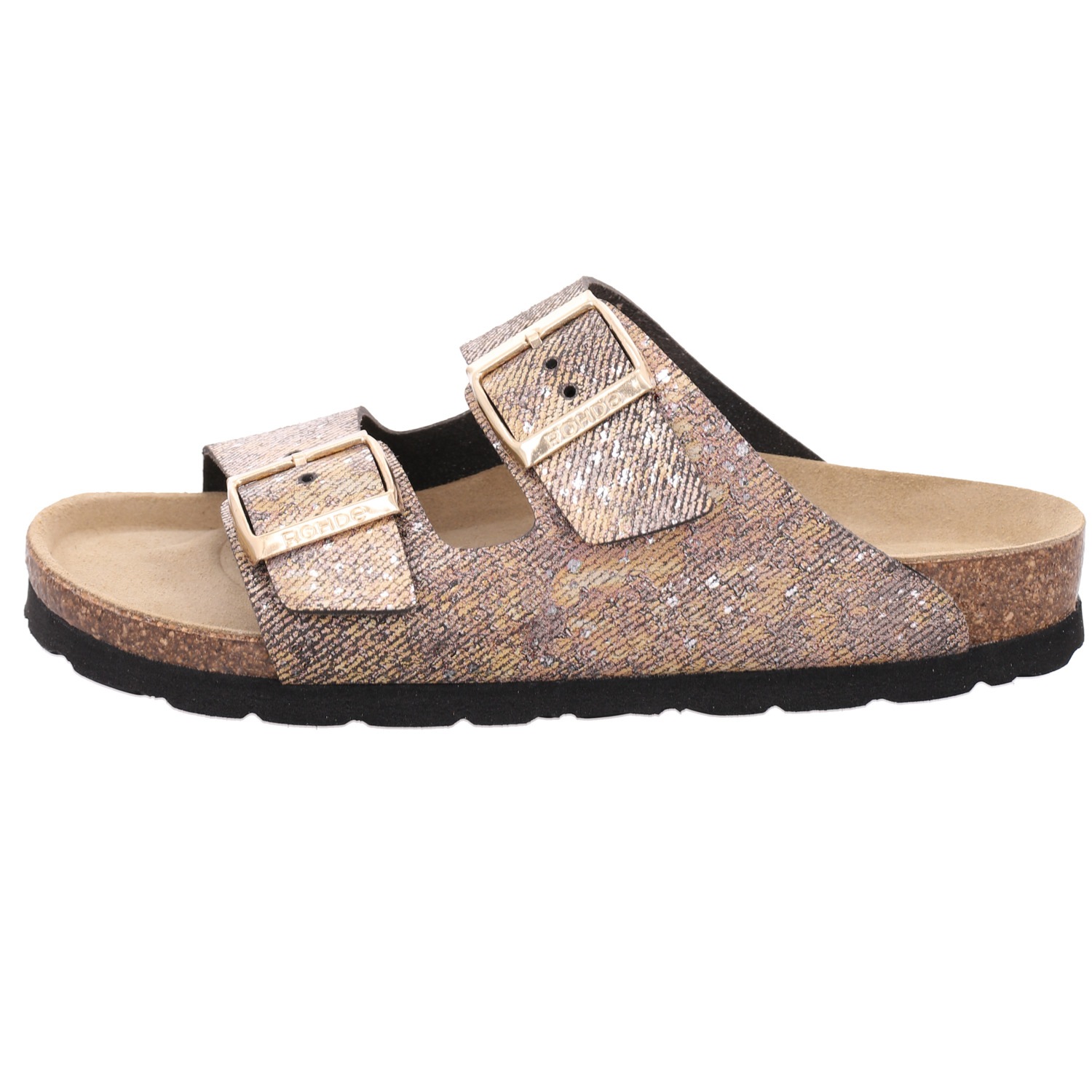 Rohde Pantolette »ALBA«  Sommerschuh, Hausschuh mit vorgeformten Softfußbett