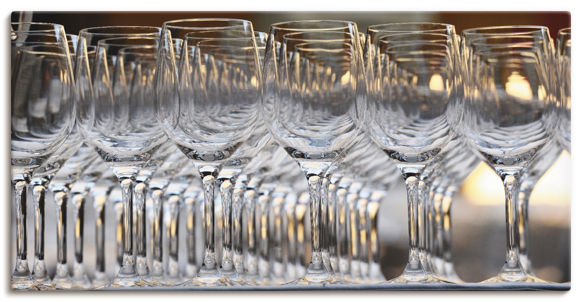 Artland Leinwandbild "Weingläser" Geschirr & Besteck 1 Stk. tlg. auf Keilra günstig online kaufen