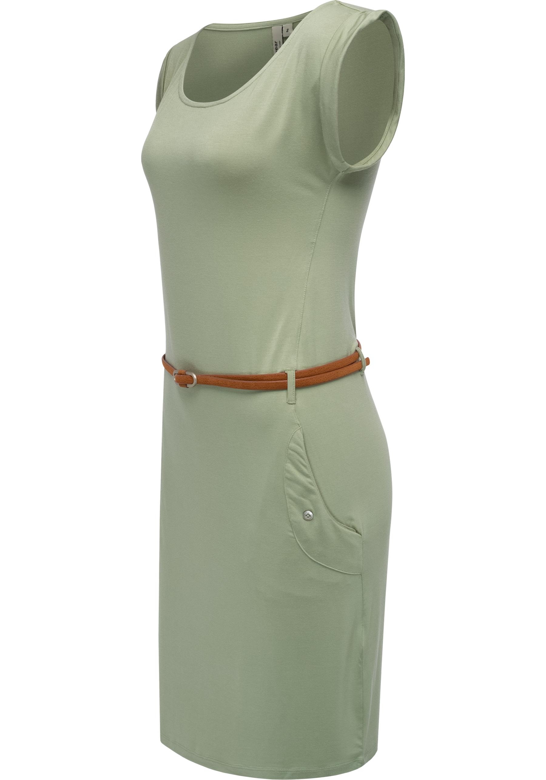 Ragwear Sommerkleid "Tagg" Eingrifftaschen Damen Kurzarm-Kleid mit Tailleng günstig online kaufen