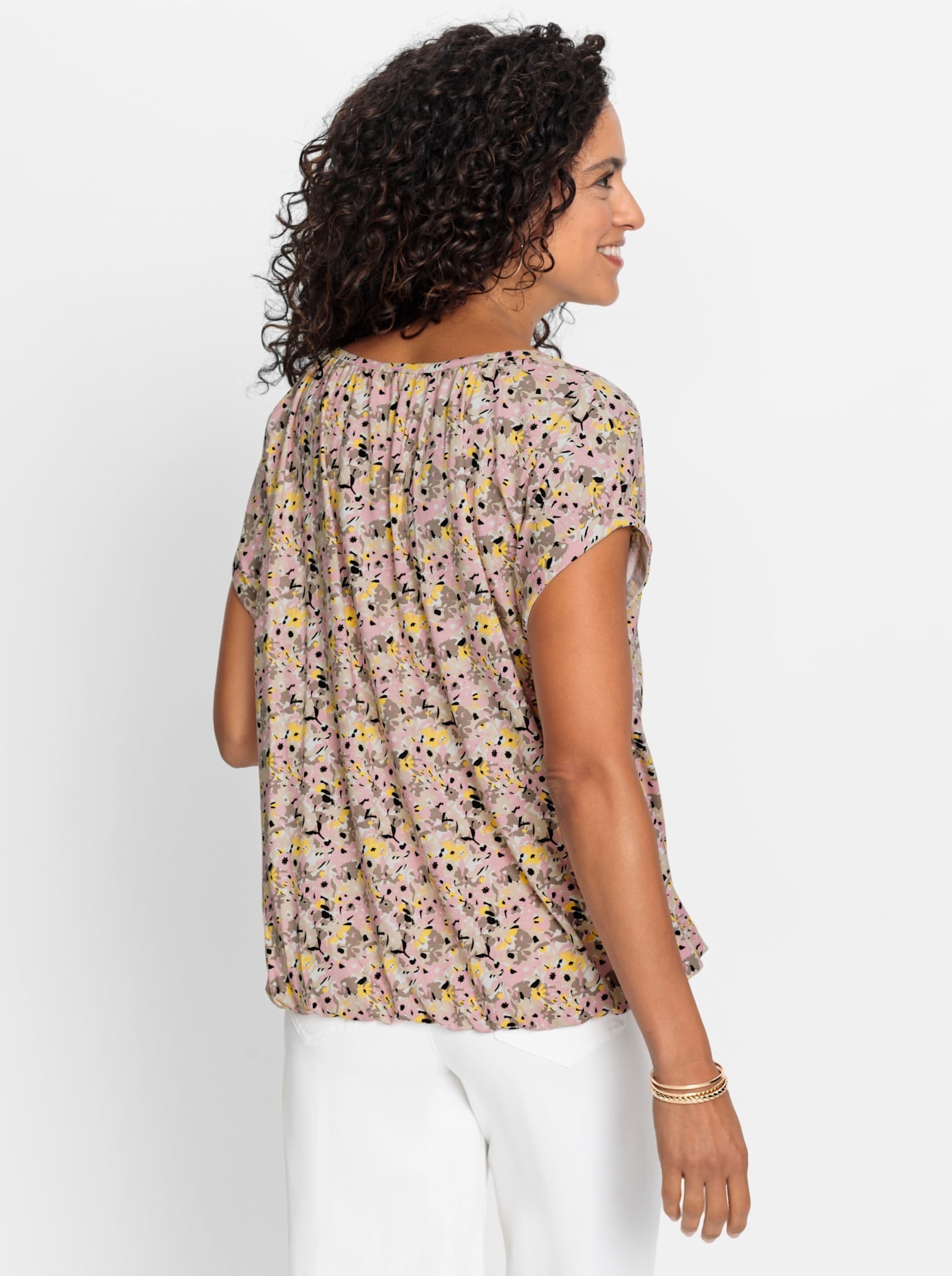 Inspirationen Kurzarmshirt »Rundhals-Shirt« 1 Stk. tlg.