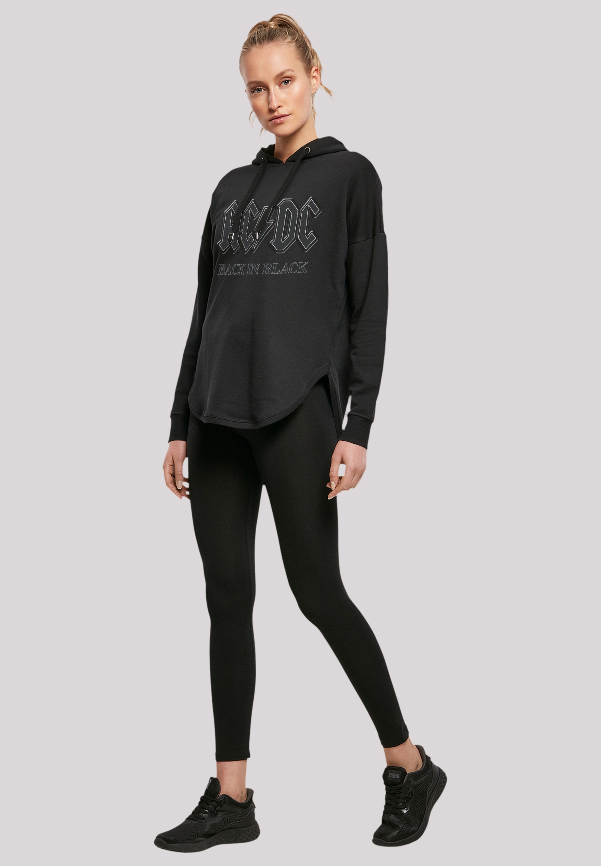 F4NT4STIC Kapuzenpullover »ACDC Hoodie Back in Black«, Print