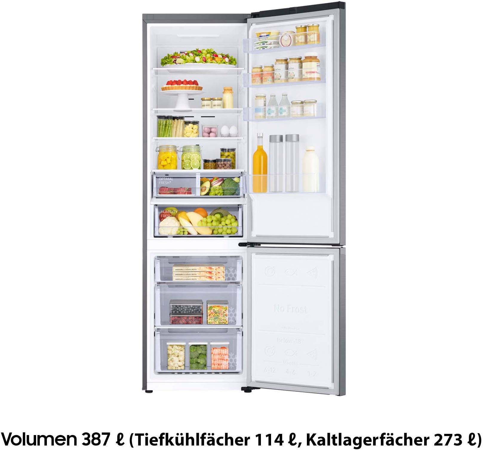 Samsung Kühl-/Gefrierkombination "RL38T607BS9" 203 cm hoch 59,5 cm breit günstig online kaufen