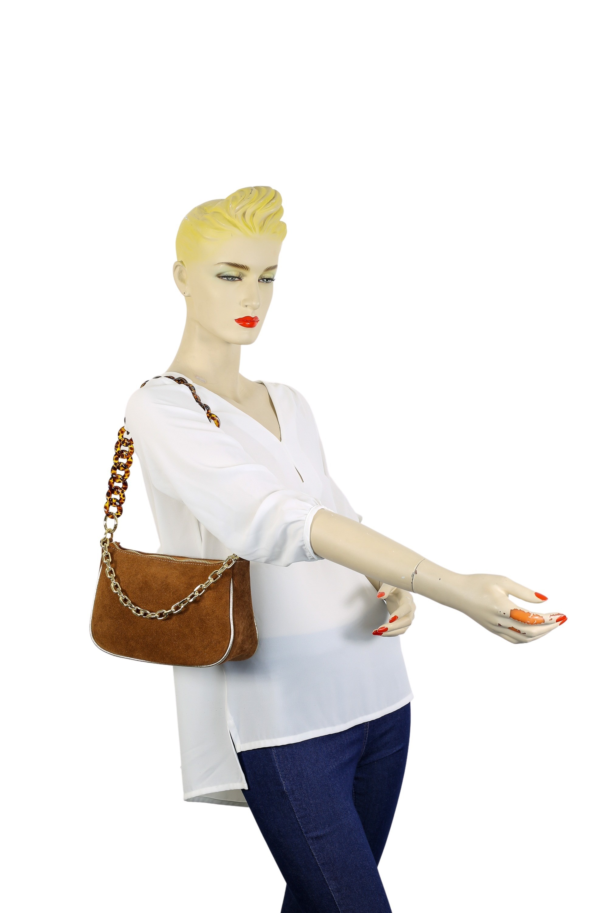 COLLEZIONE ALESSANDRO Schultertasche "Heidi" aus Rindsleder, 3 Tragevariant günstig online kaufen