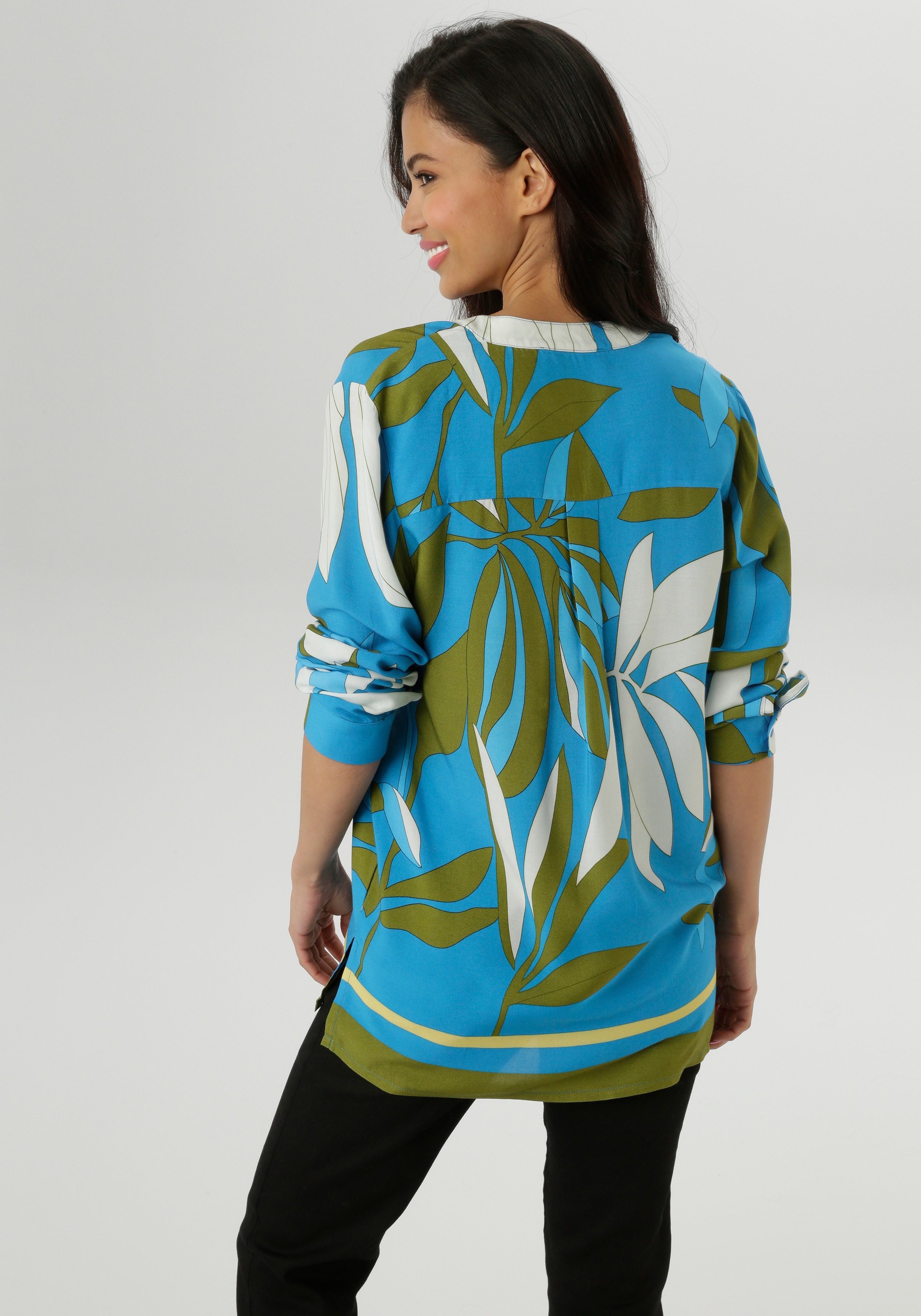 Aniston SELECTED Schlupfbluse, mit ausdrucksstarken, floralen Muster - NEUE günstig online kaufen
