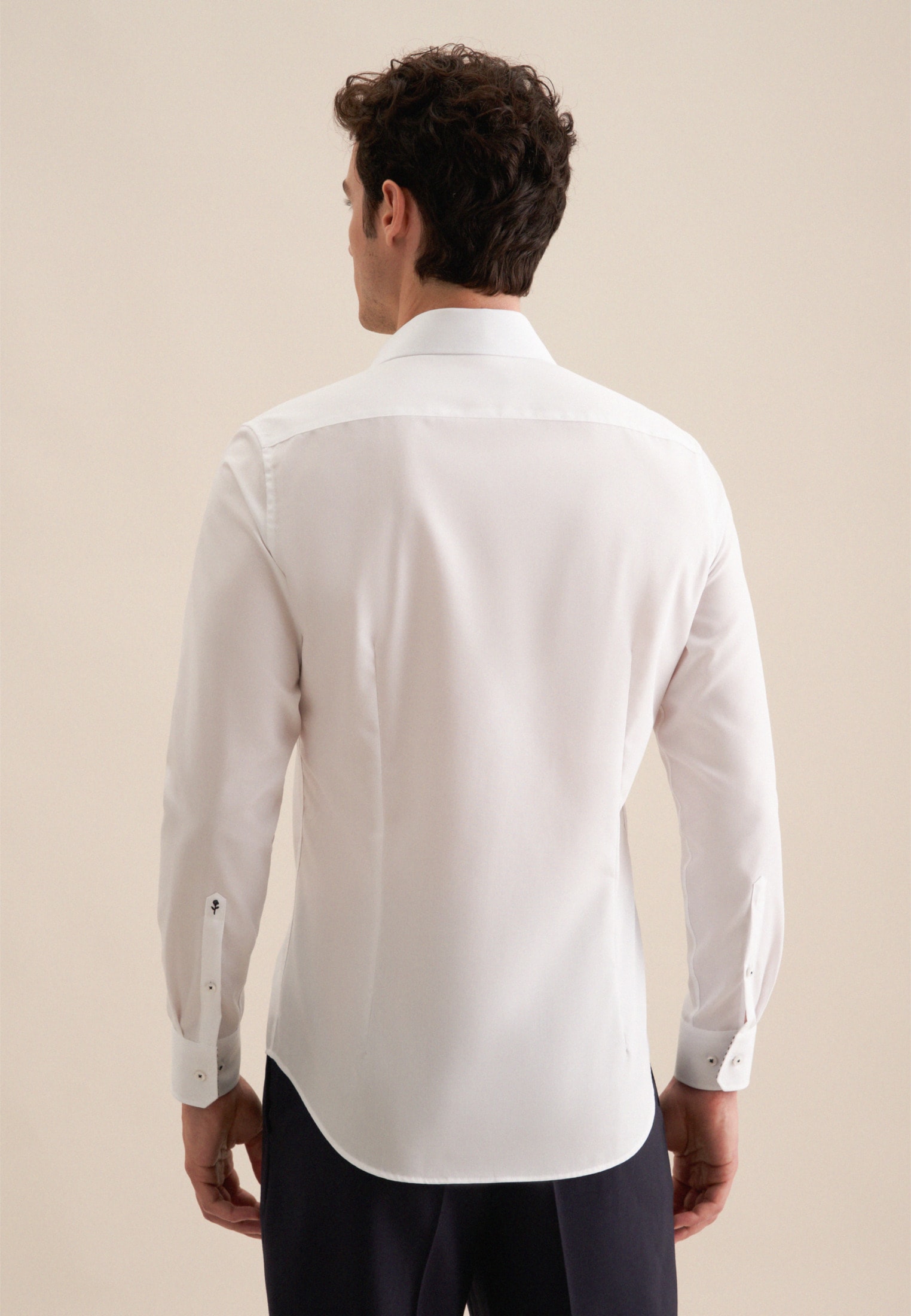 seidensticker Businesshemd »Slim«, Slim Langarm Kentkragen Uni