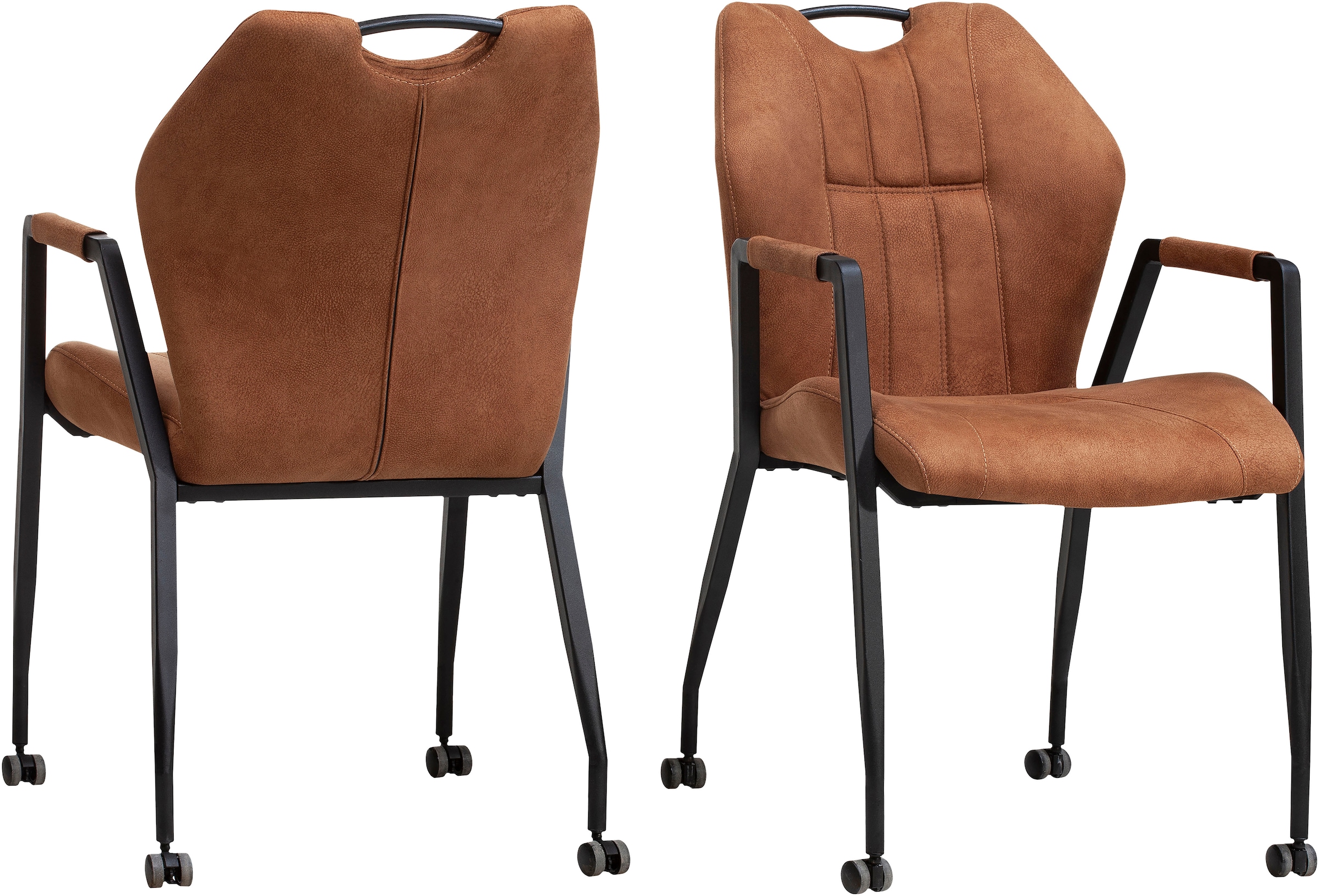 OMG Design Armlehnstuhl "Point" (Set) 1 Stk.Esszimmerstuhl mit Rollen, Büro günstig online kaufen