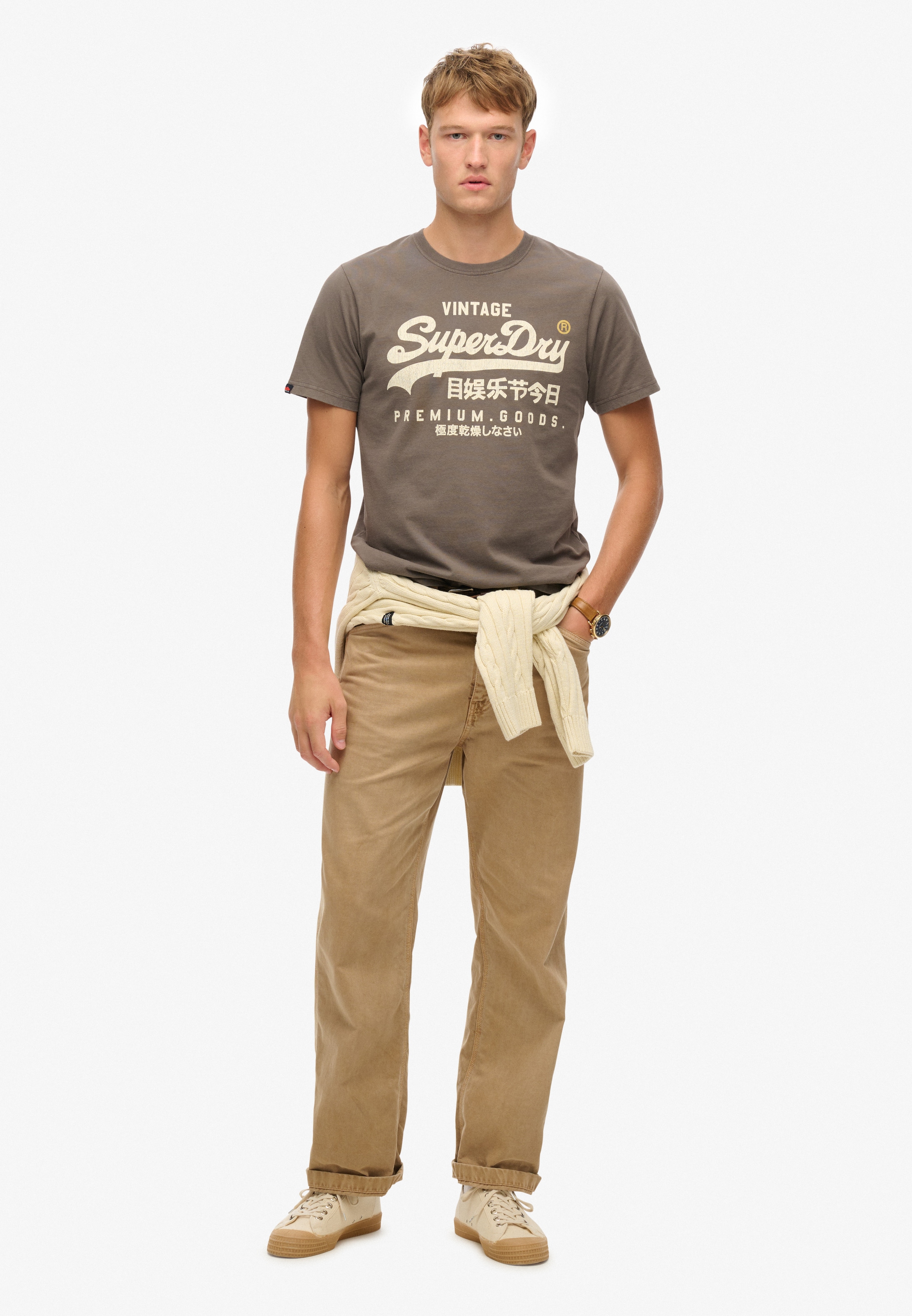 Superdry Rundhalsshirt »VL WORKWEAR RELAXED TEE«