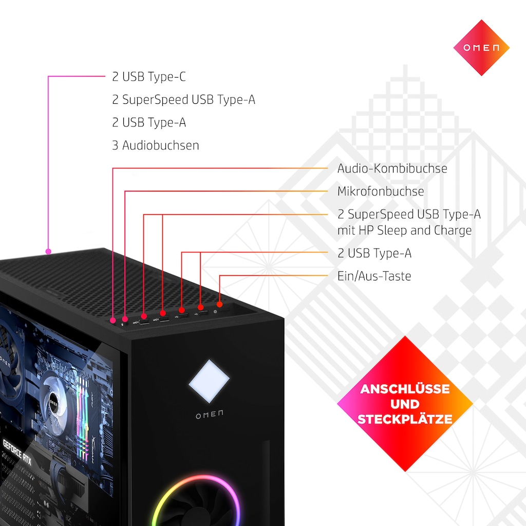 HP Gaming-PC »OMEN GT21-1003ng«