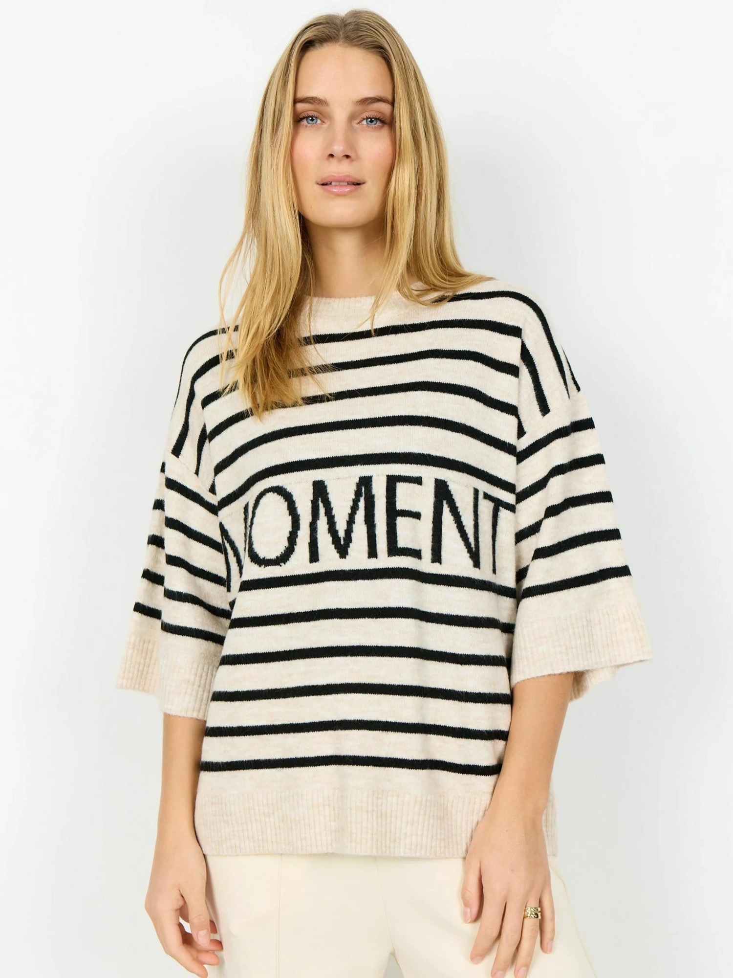 soyaconcept Strickpullover »Soya Concept Sweater SC-ORLEAN STRIPE 11«
