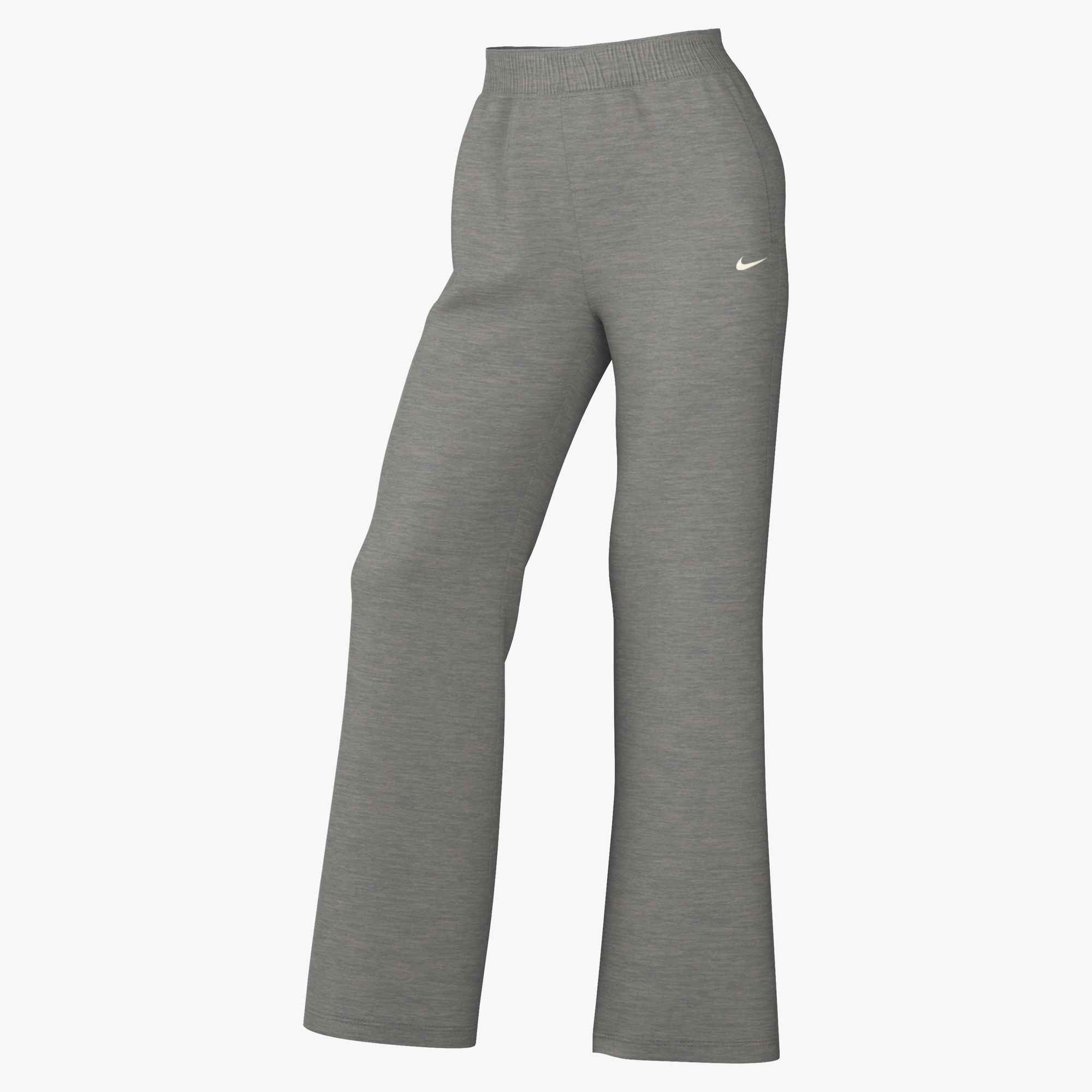 Nike Sportswear Sporthose »W NK STDO FLC MW MR STD OH PNT«  mit abgesteppter Kante am Beinabschluss, aus Baumwolle und Polyester